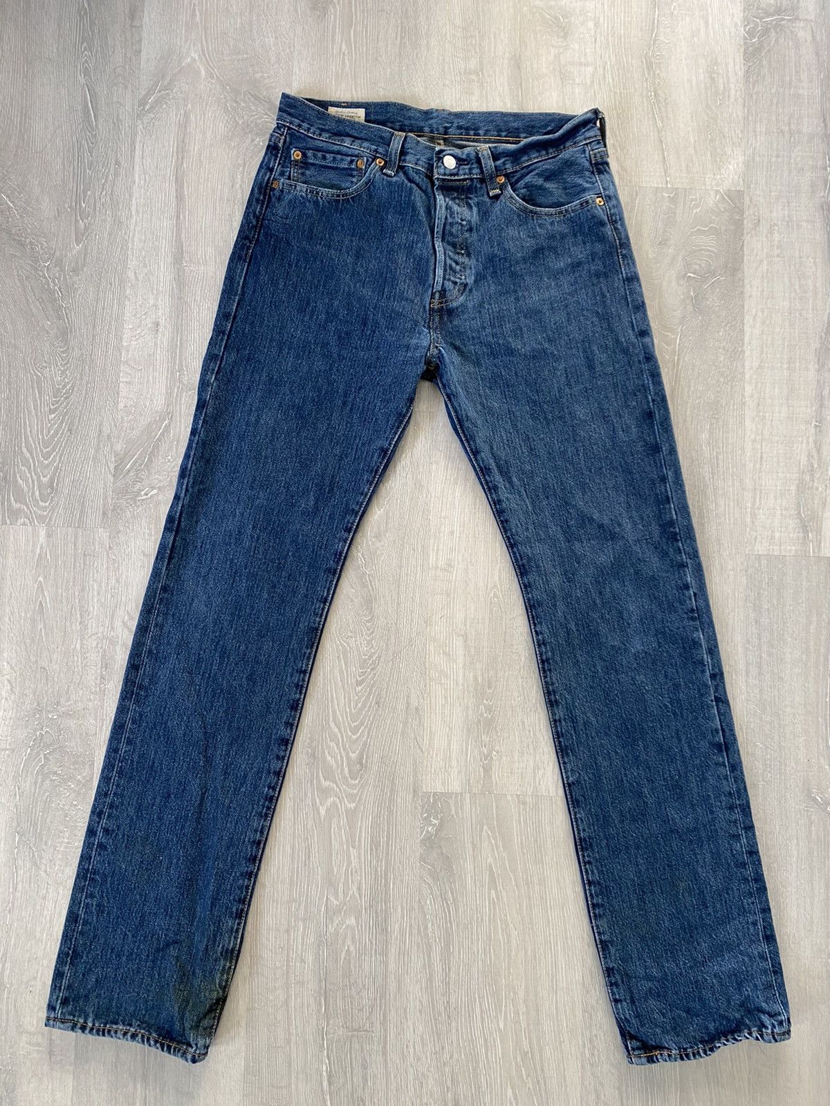 Levi's Levi’s 501 blue jeans denim pants capital E vintage remake Size US 32 / EU 48 - 4 Thumbnail