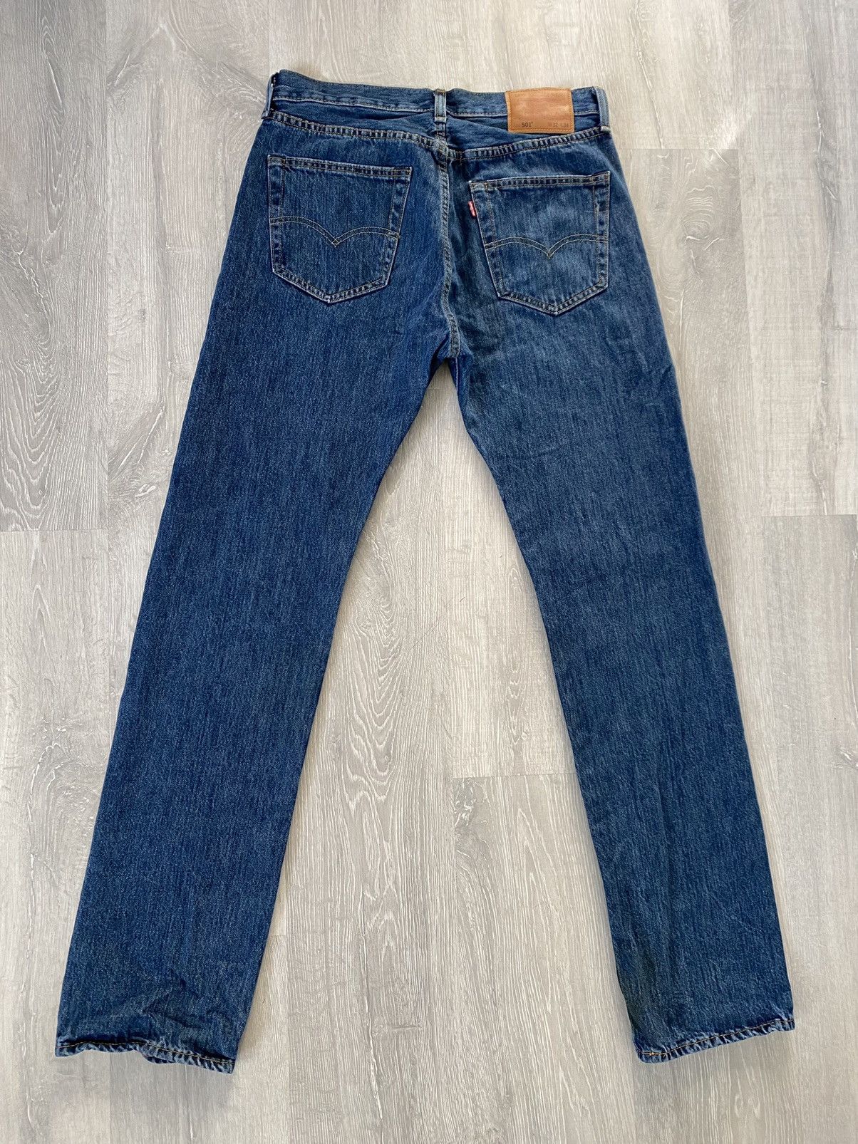 Levi's Levi’s 501 blue jeans denim pants capital E vintage remake Size US 32 / EU 48 - 2 Thumbnail