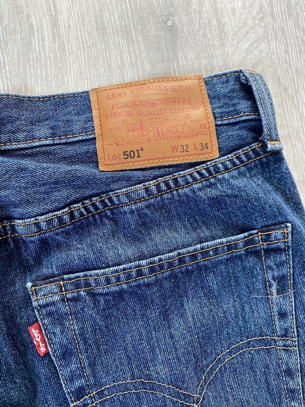 Levi's Levi’s 501 blue jeans denim pants capital E vintage remake Size US 32 / EU 48 - 3 Thumbnail