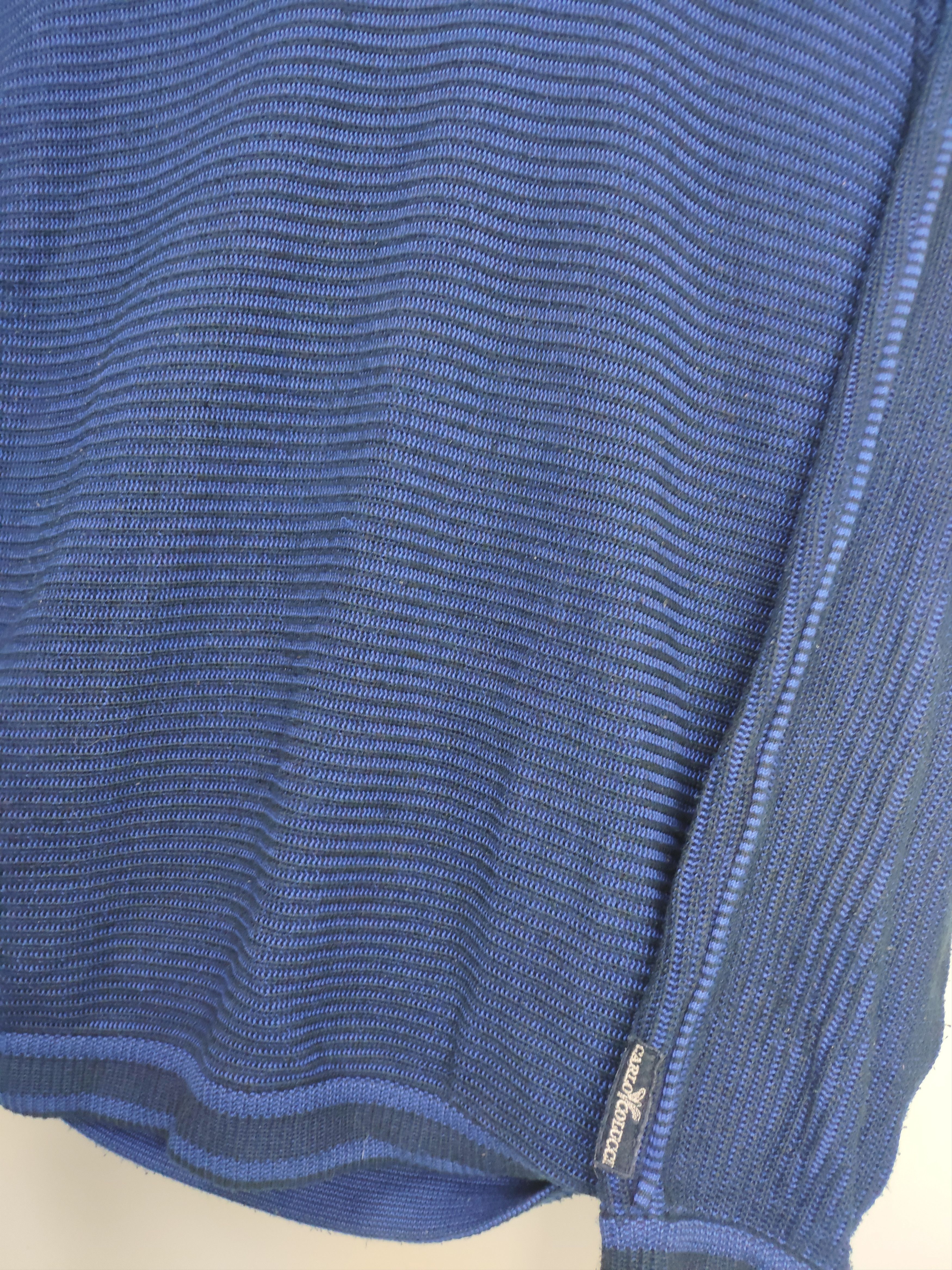 Carlo Colucci × Designer × Vintage Carlo Colucci vintage sweater jumper knitwear basic blue Size US XL / EU 56 / 4 - 3 Thumbnail