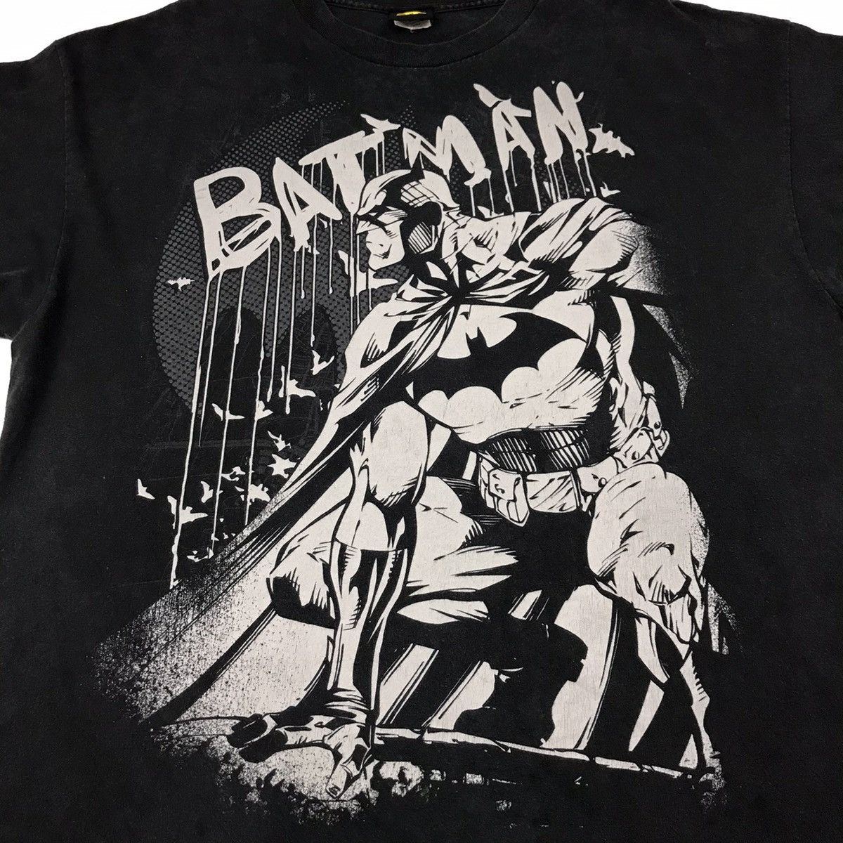 DC Comics × Vintage Rare BATMAN nice printed design promo t-shirt Size US XXL / EU 58 / 5 - 3 Thumbnail