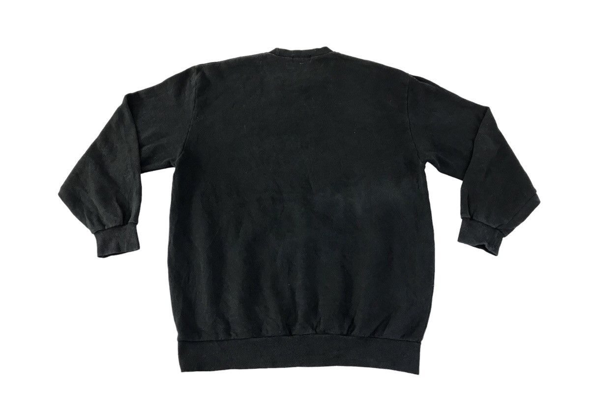Trussardi × Vintage Hype 90s Trussardi Sweatshirt Crew Neck Striped Chest Size US L / EU 52-54 / 3 - 2 Thumbnail