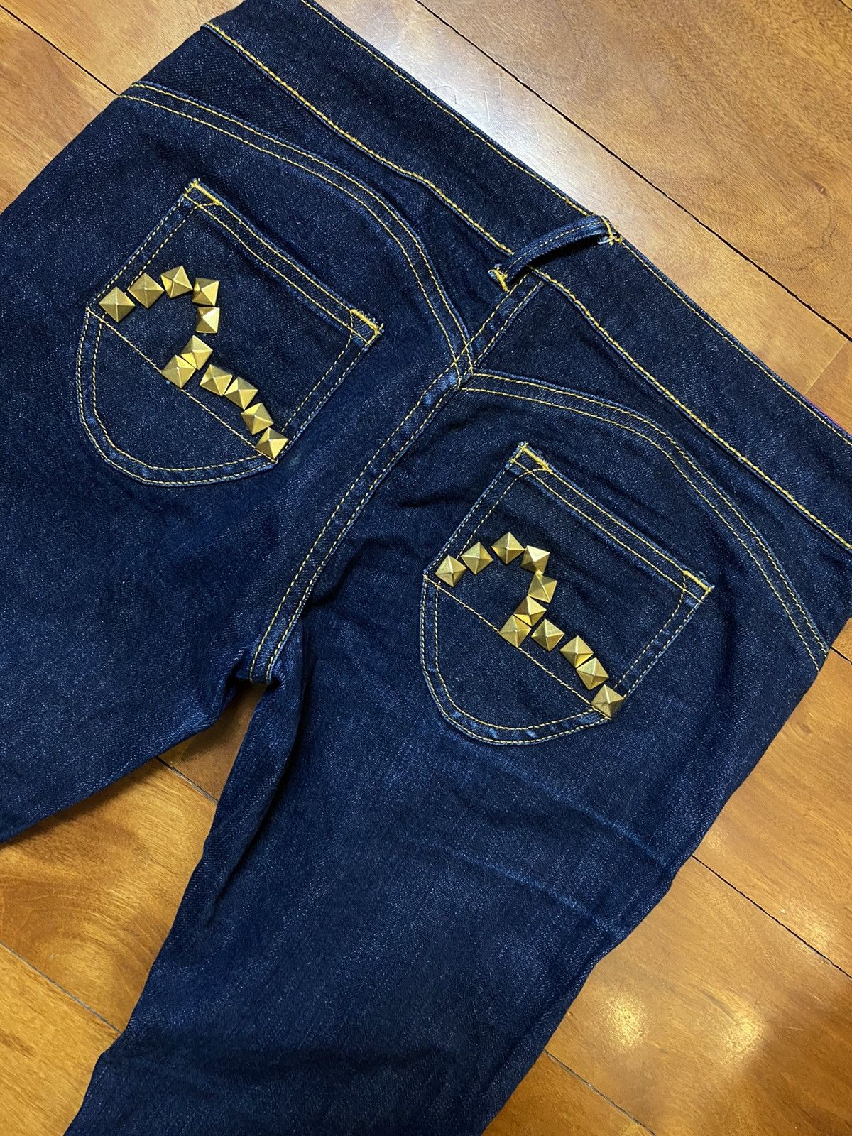 Evisu Evisu vintage navy jeans Evisu Genes seagull velour Size 26" / US 2 / IT 38 - 2 Thumbnail