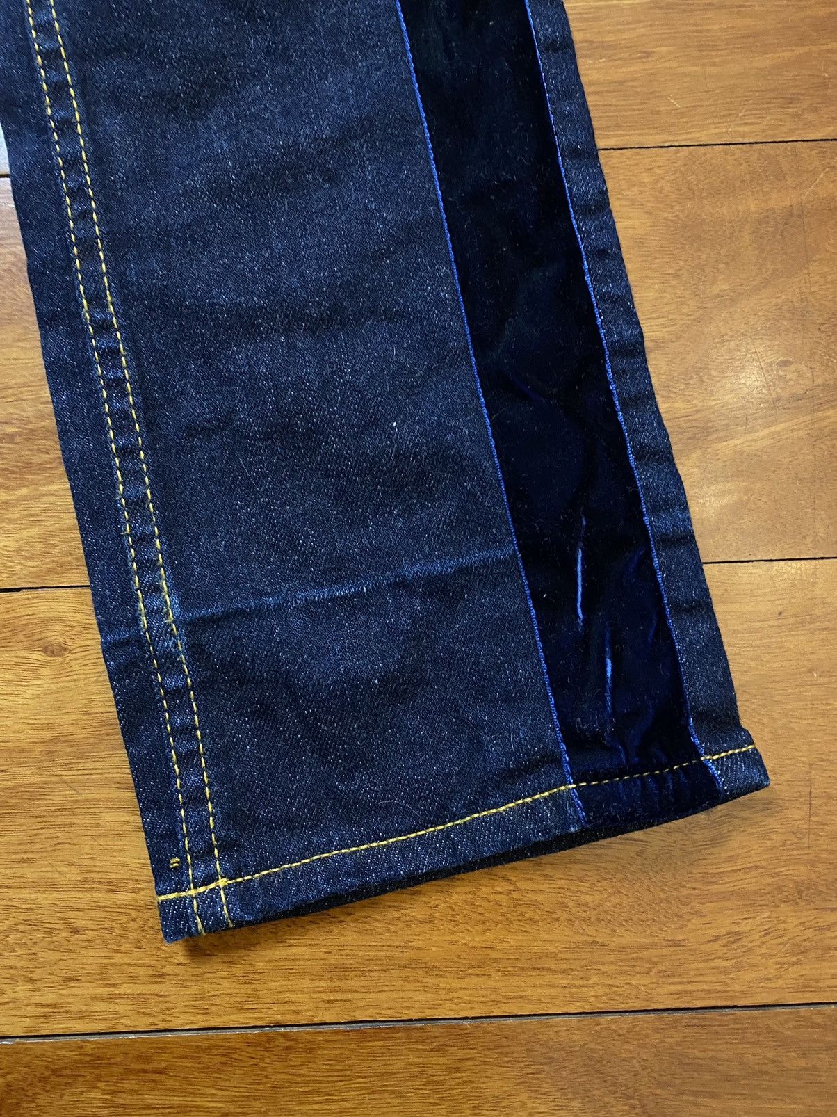 Evisu Evisu vintage navy jeans Evisu Genes seagull velour Size 26" / US 2 / IT 38 - 8 Thumbnail