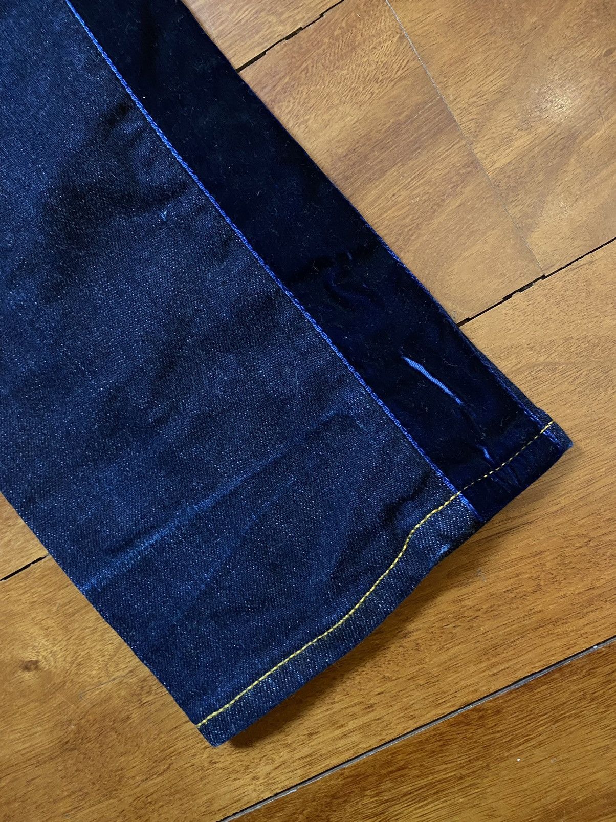 Evisu Evisu vintage navy jeans Evisu Genes seagull velour Size 26" / US 2 / IT 38 - 3 Thumbnail