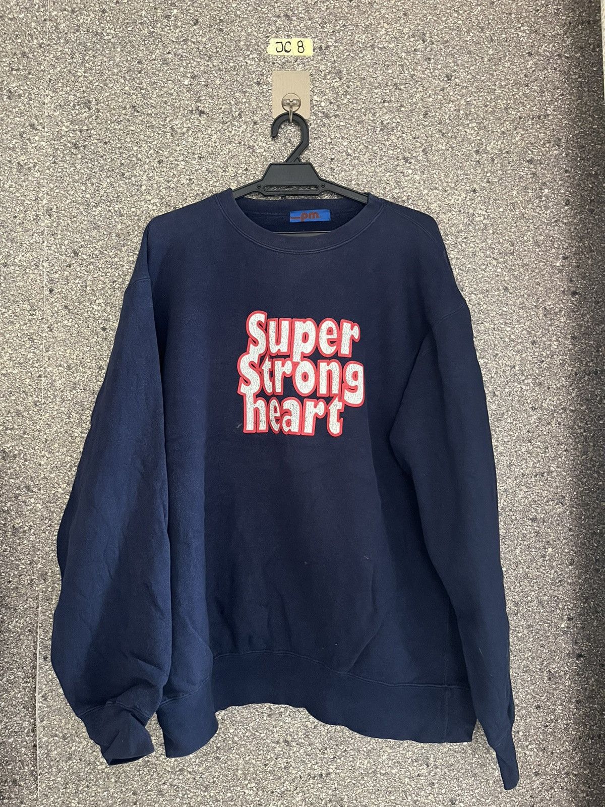 image of Super Strong Heart Jc8 in Navy, Men's (Size XL)