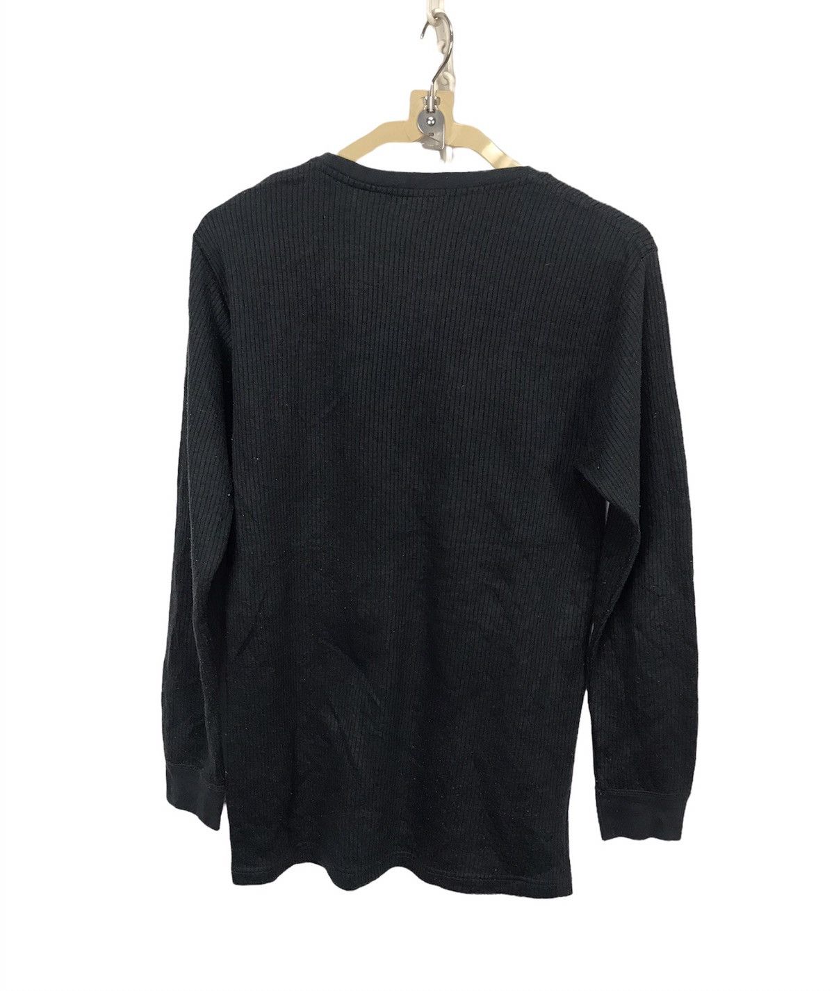 Japanese Brand × Kansai Yamamoto Kansai plain vneck long sleeve shirt by kansai Yamamoto Size US M / EU 48-50 / 2 - 2 Thumbnail