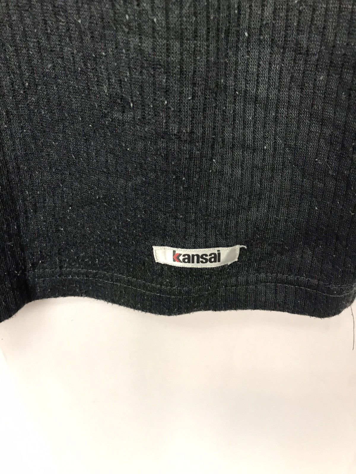 Japanese Brand × Kansai Yamamoto Kansai plain vneck long sleeve shirt by kansai Yamamoto Size US M / EU 48-50 / 2 - 5 Thumbnail
