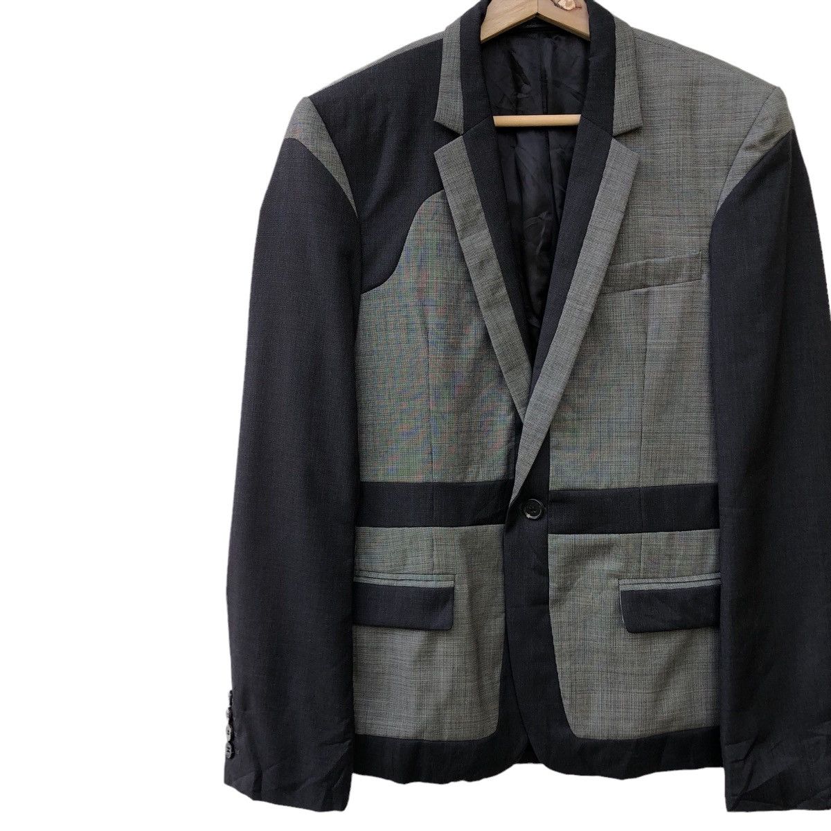 Designer × Kris Van Assche 🔥KRIS VAN ASSCHE COLOUR BLOCK JACKET Size US M / EU 48-50 / 2 - 5 Thumbnail