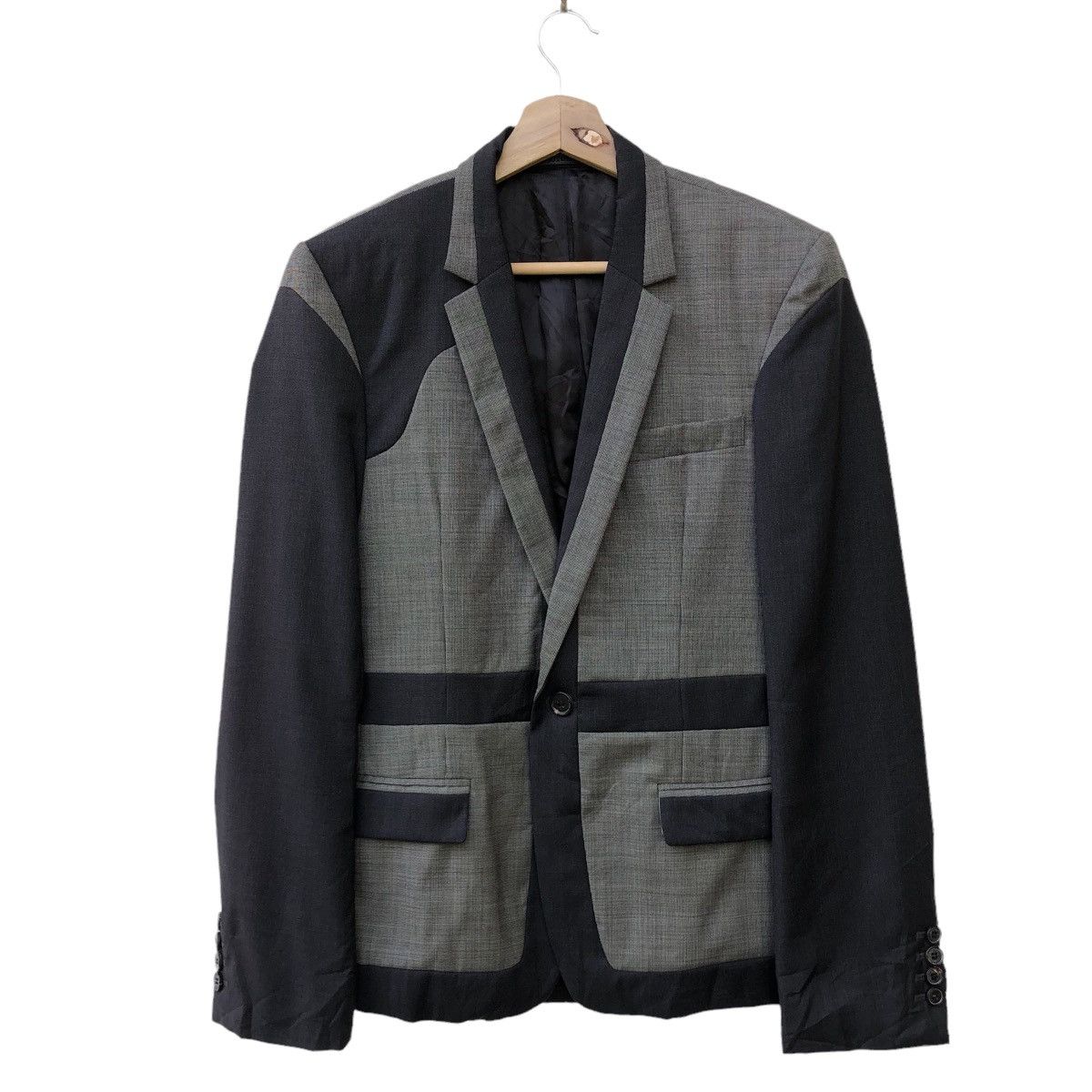 Designer × Kris Van Assche 🔥KRIS VAN ASSCHE COLOUR BLOCK JACKET Size US M / EU 48-50 / 2 - 2 Thumbnail