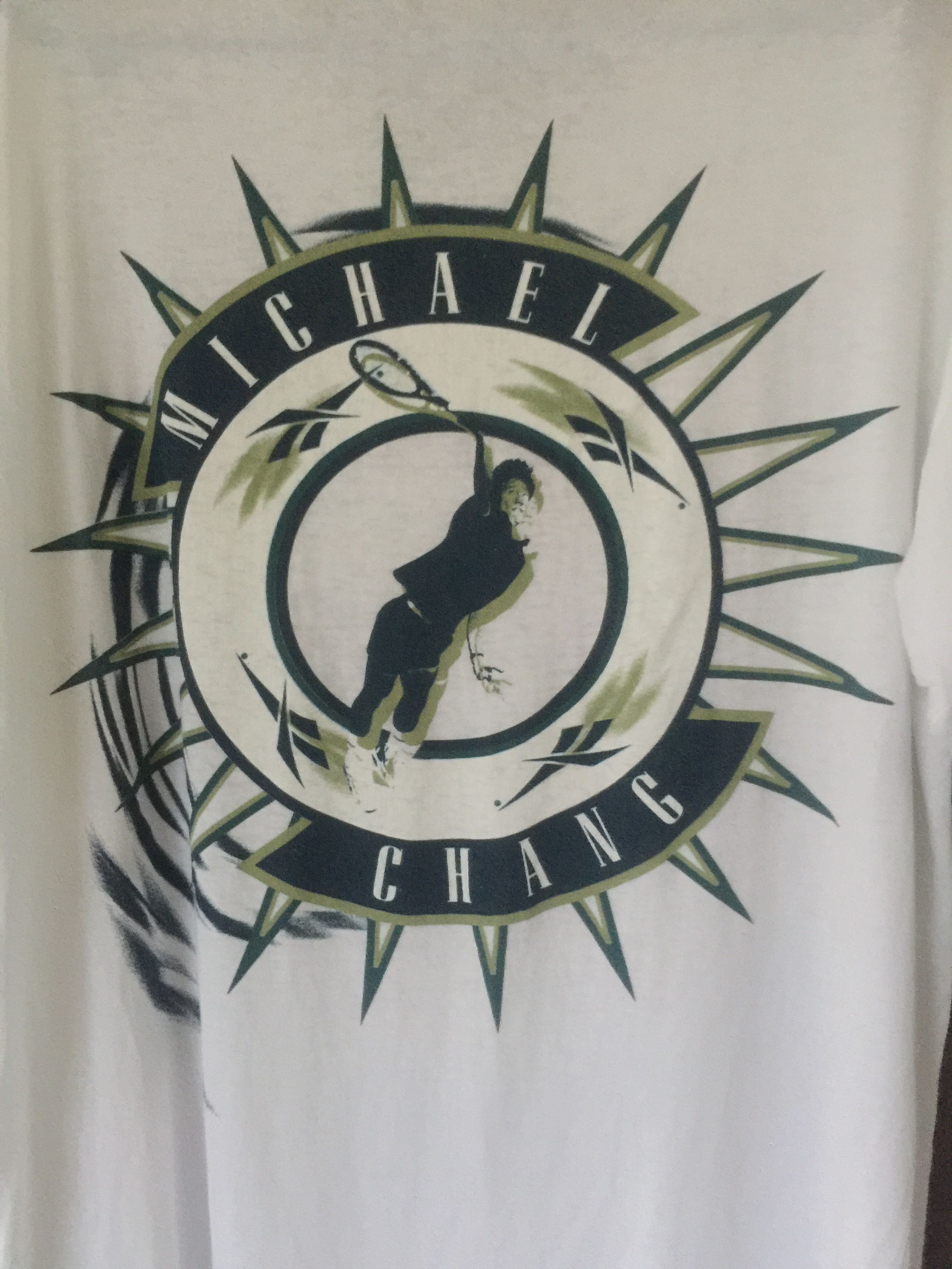 Sports Specialties × Vintage 🔥Rare🔥Reebok Michael Chang Tennis Legend Distressed Tee Size US M / EU 48-50 / 2 - 3 Thumbnail