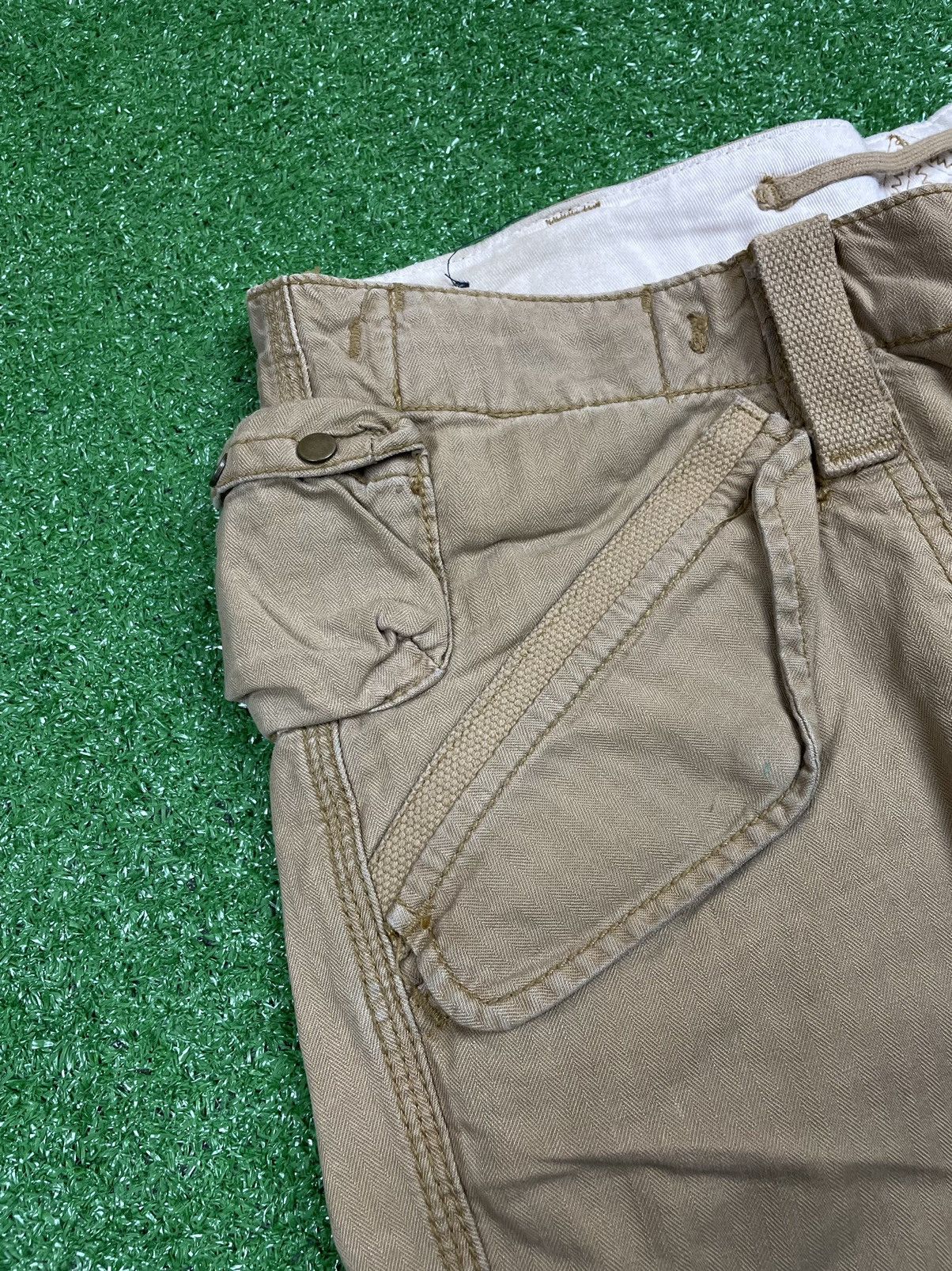 Polo Ralph Lauren × Vintage Vintage 90s Polo Ralph Lauren Mil Surp Cargo Pants Jeans Size US 35 - 4 Thumbnail