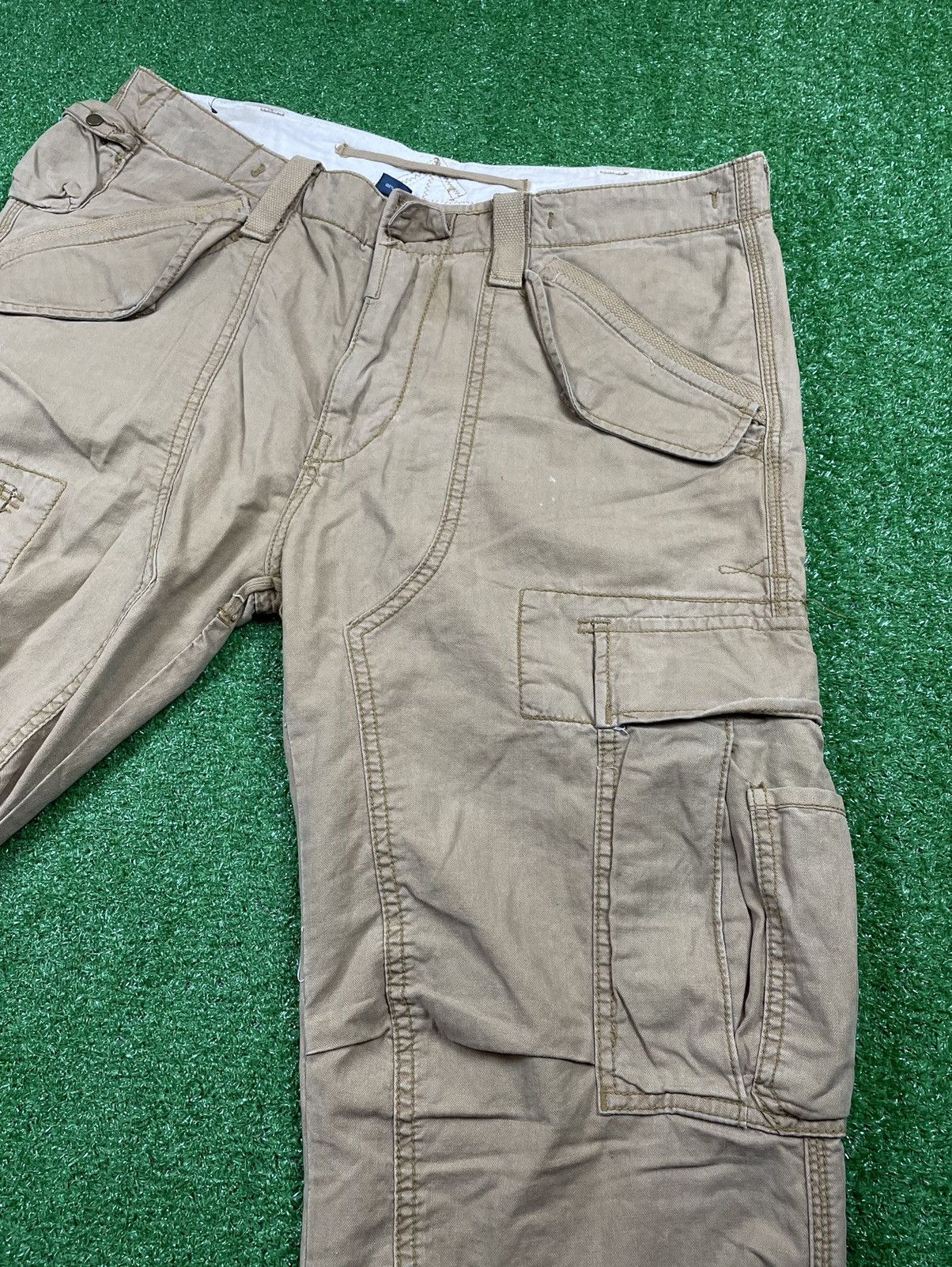 Polo Ralph Lauren × Vintage Vintage 90s Polo Ralph Lauren Mil Surp Cargo Pants Jeans Size US 35 - 2 Thumbnail