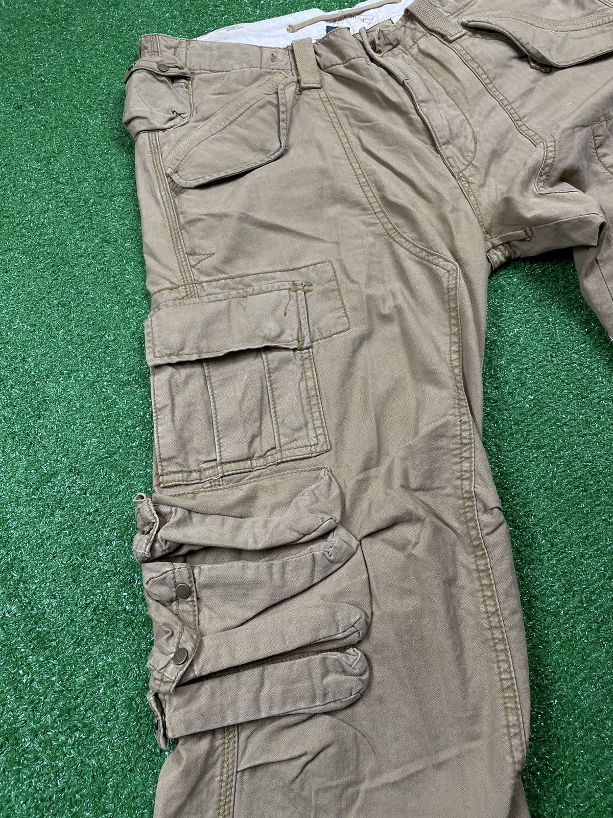 Polo Ralph Lauren × Vintage Vintage 90s Polo Ralph Lauren Mil Surp Cargo Pants Jeans Size US 35 - 3 Thumbnail