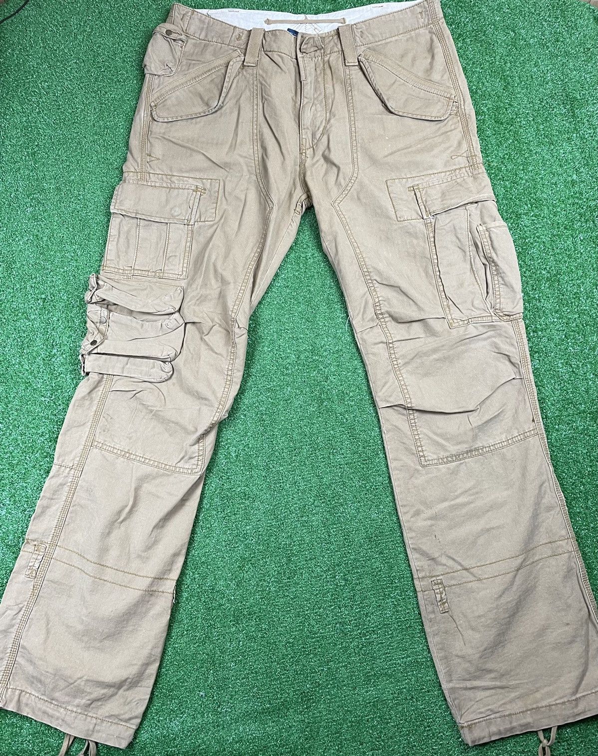 Polo Ralph Lauren × Vintage Vintage 90s Polo Ralph Lauren Mil Surp Cargo Pants Jeans Size US 35 - 1 Thumbnail