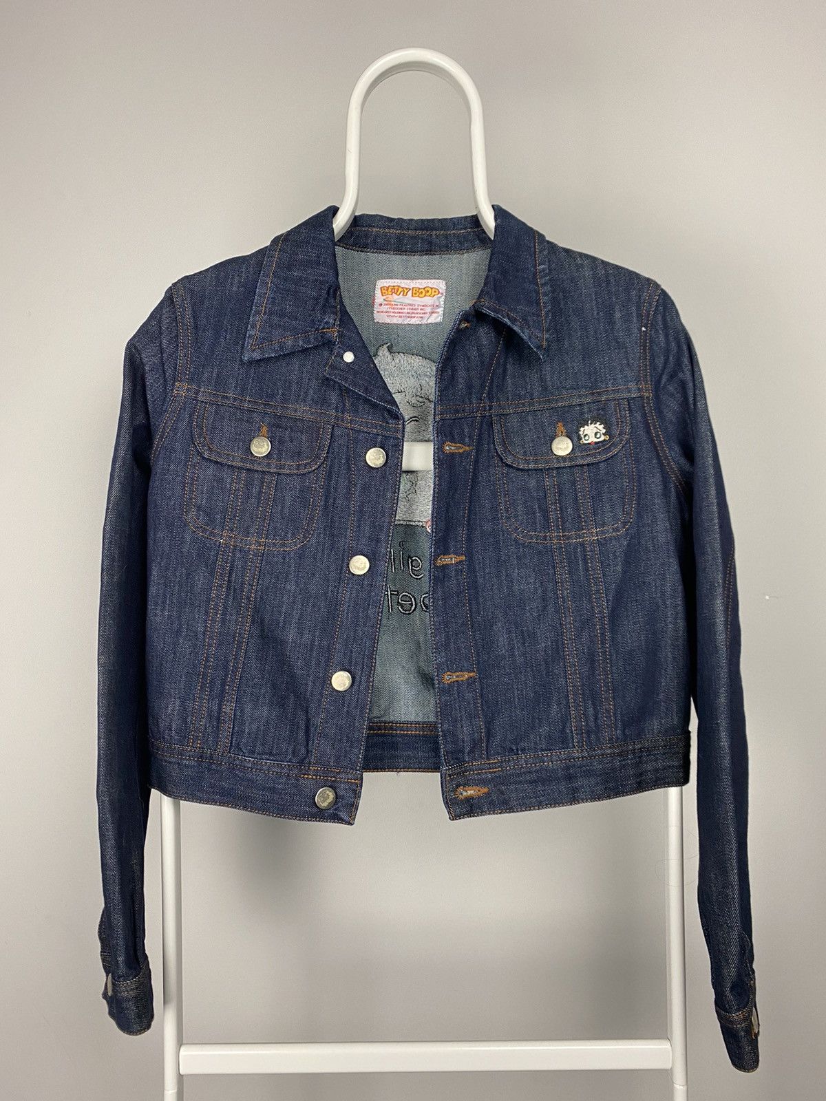 Cartoon Network × Vintage Betty Boop vintage denim jacket 2008 Size US S / EU 44-46 / 1 - 3 Thumbnail