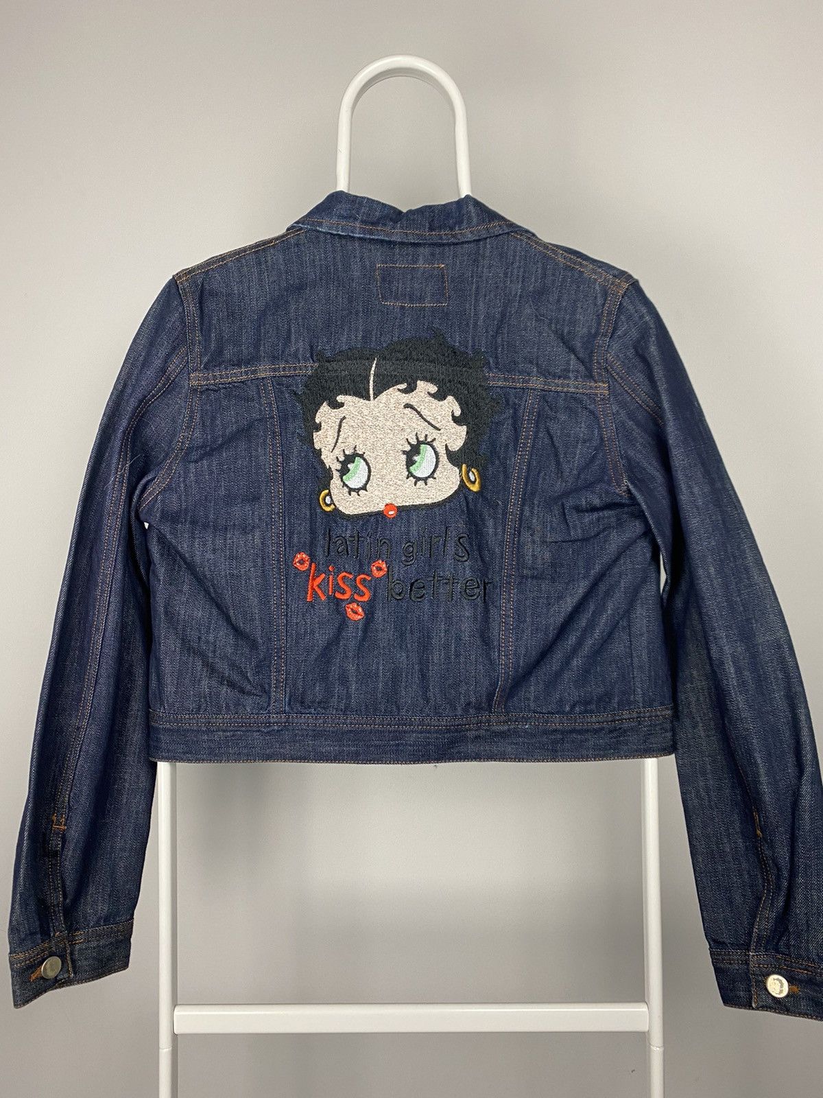 Cartoon Network × Vintage Betty Boop vintage denim jacket 2008 Size US S / EU 44-46 / 1 - 1 Thumbnail