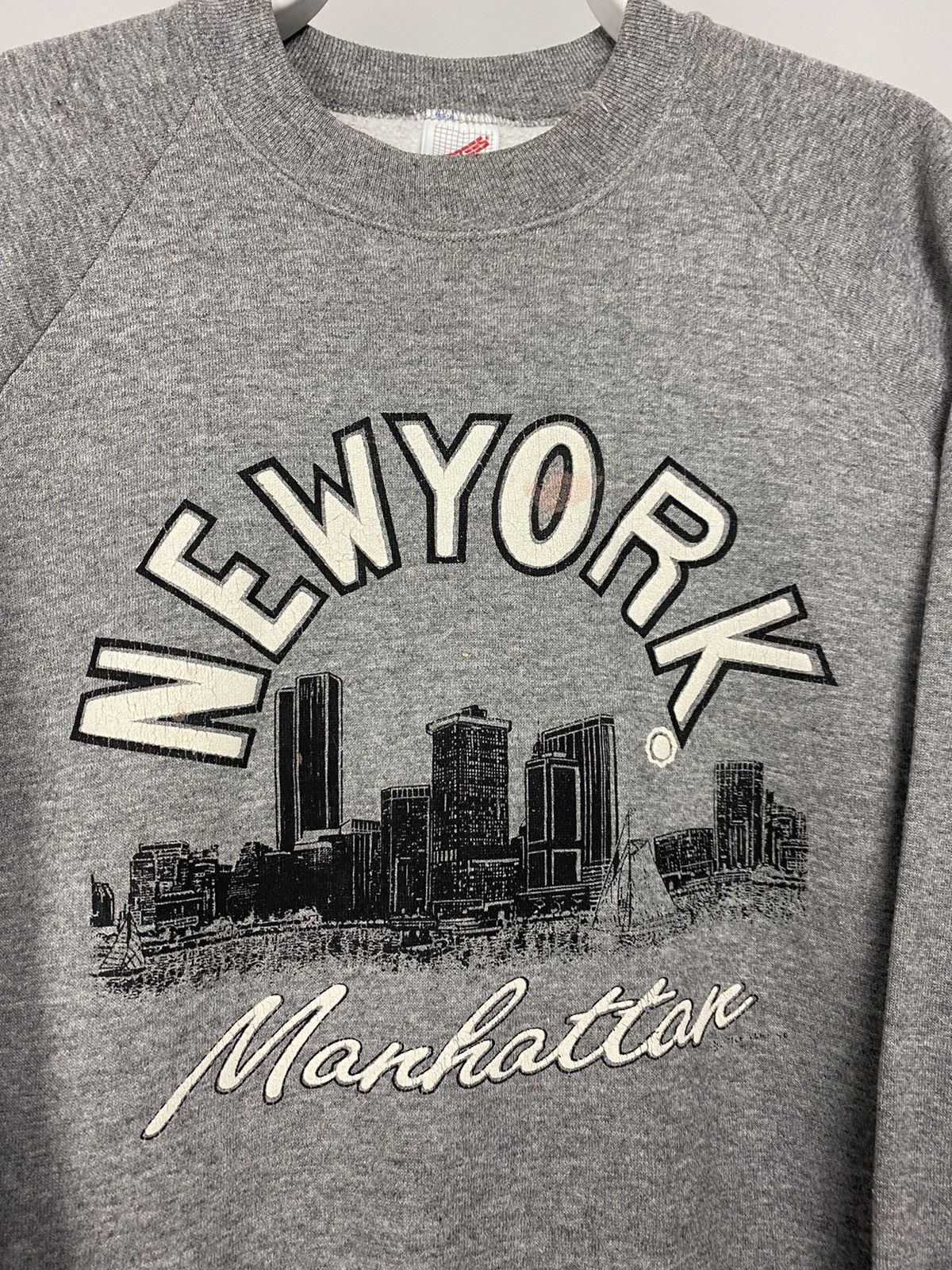 Jerzees × Vintage 90s Jerzees vintage New York City sweatshirt Size US M / EU 48-50 / 2 - 2 Thumbnail