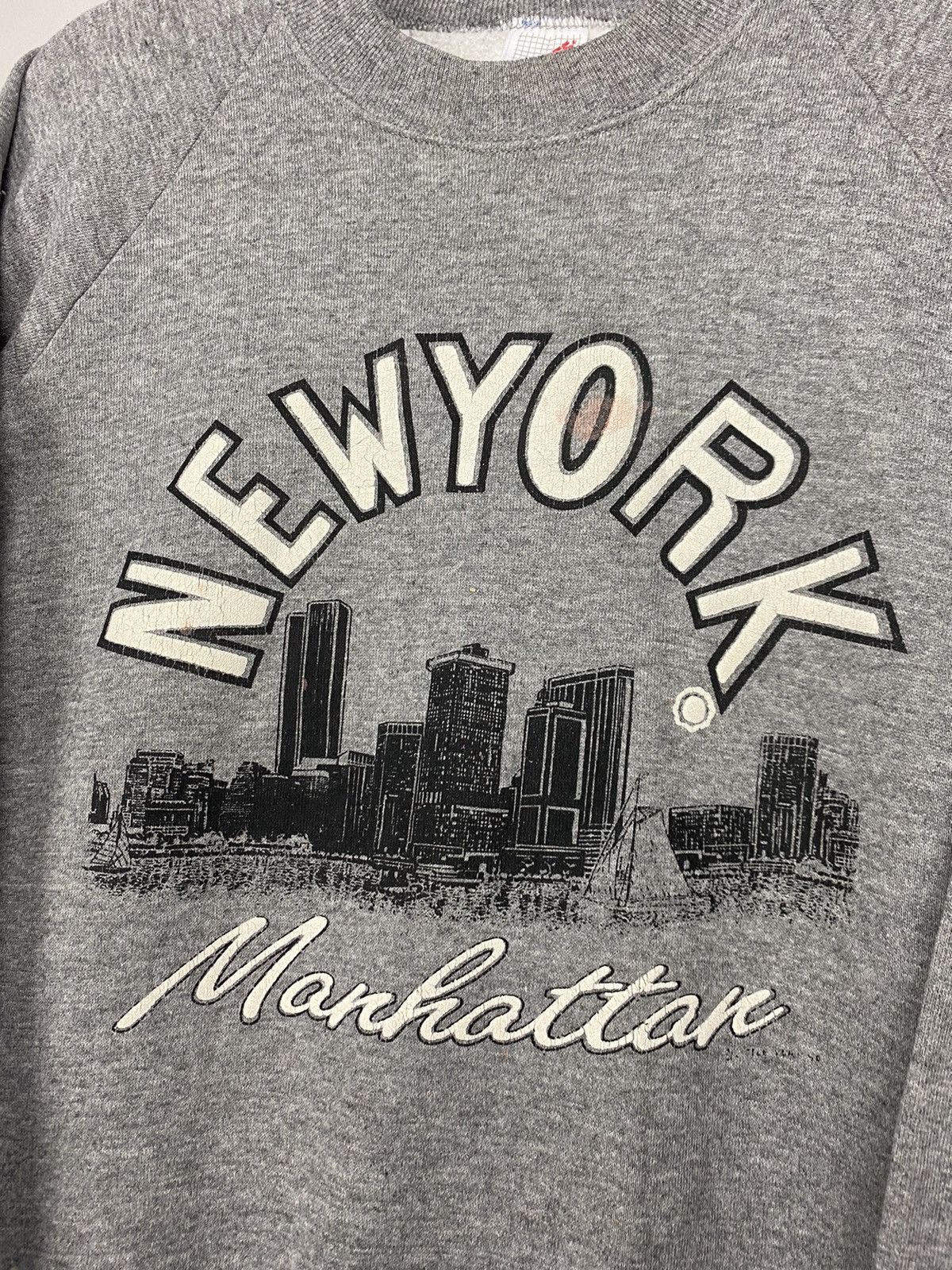 Jerzees × Vintage 90s Jerzees vintage New York City sweatshirt Size US M / EU 48-50 / 2 - 5 Thumbnail