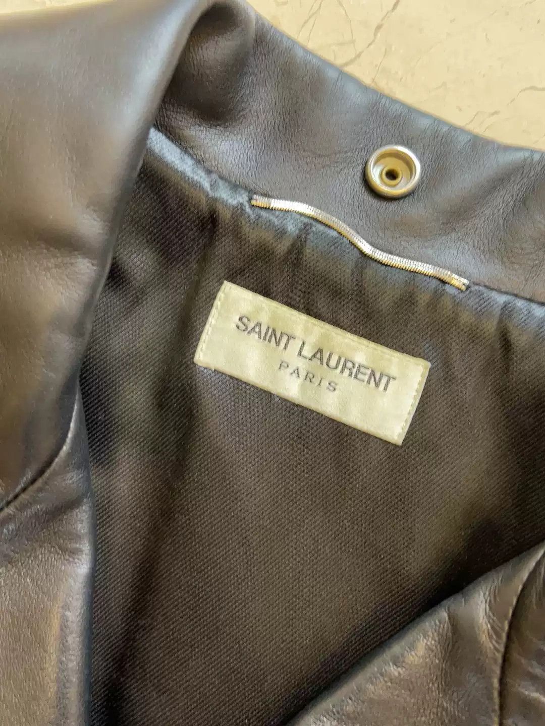 Saint Laurent Paris Saint Laurent Classic Leather Jacket Size US S / EU 44-46 / 1 - 3 Thumbnail