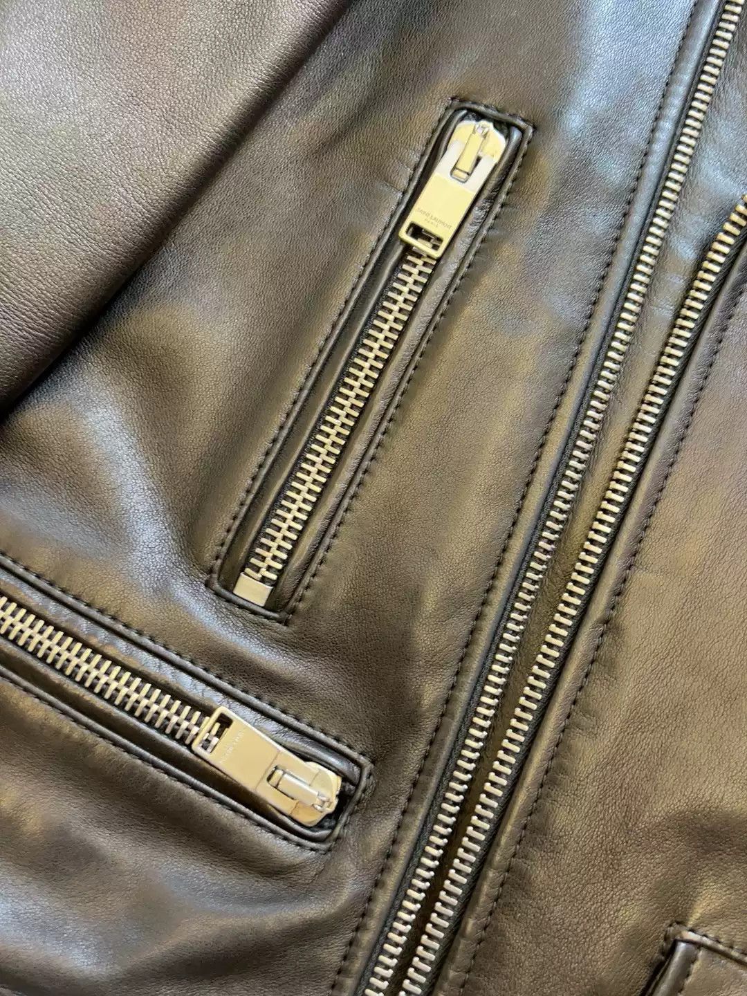 Saint Laurent Paris Saint Laurent Classic Leather Jacket Size US S / EU 44-46 / 1 - 2 Thumbnail
