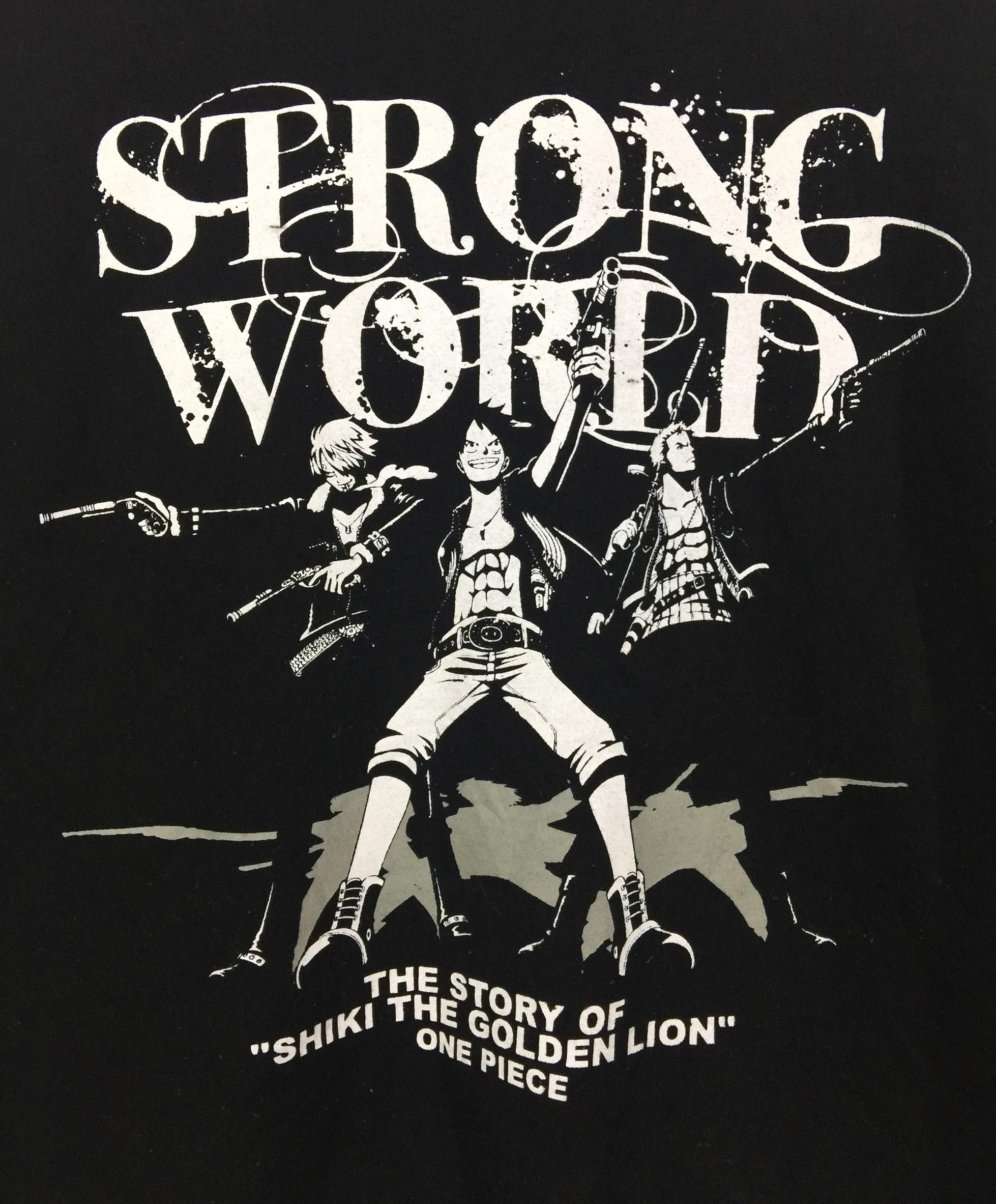 Anime × Japanese Brand × Vintage One piece strong world movie promo vintage 00s sweatshirt Size US M / EU 48-50 / 2 - 3 Thumbnail