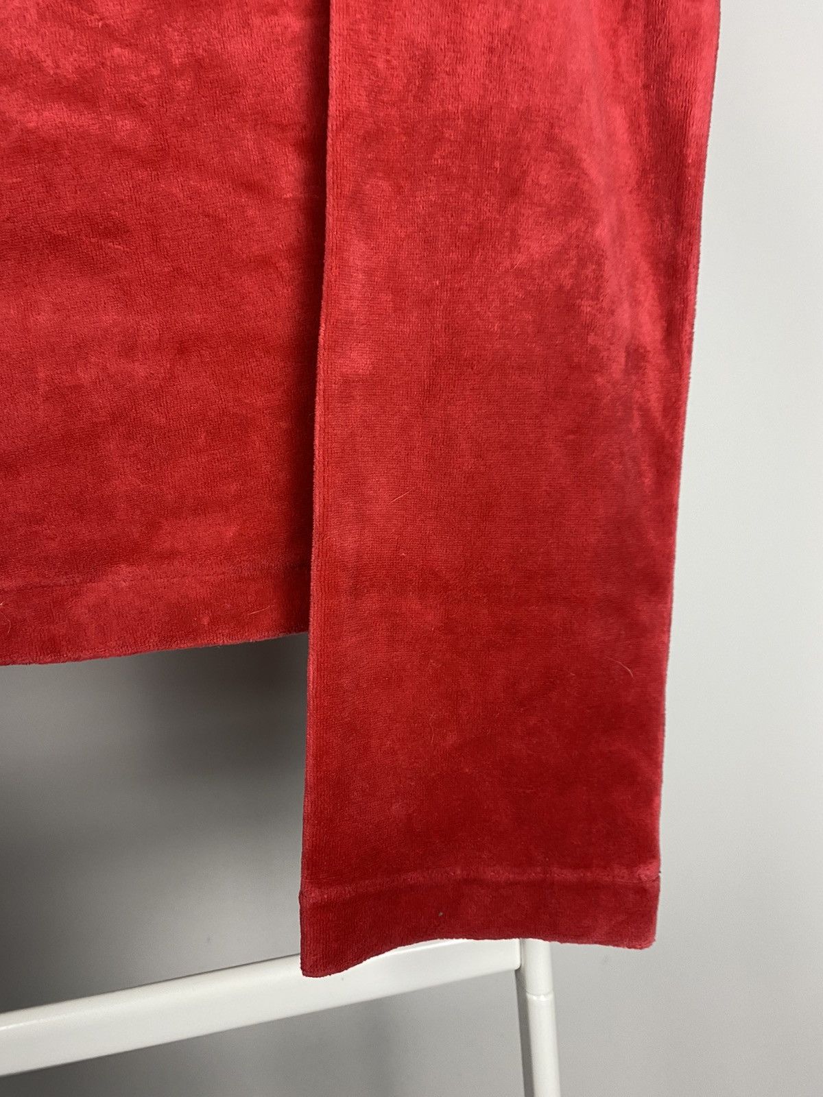 Nike × Vintage Nike vintage basic velour hoodie red small logo Size US S / EU 44-46 / 1 - 4 Thumbnail