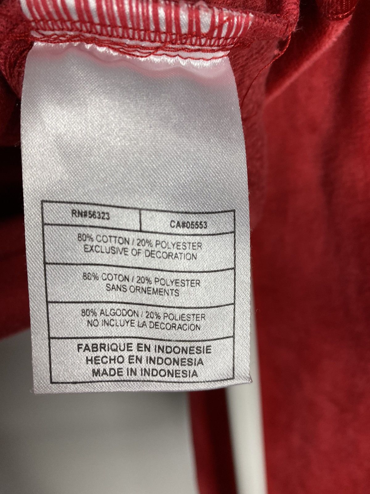 Nike × Vintage Nike vintage basic velour hoodie red small logo Size US S / EU 44-46 / 1 - 5 Thumbnail