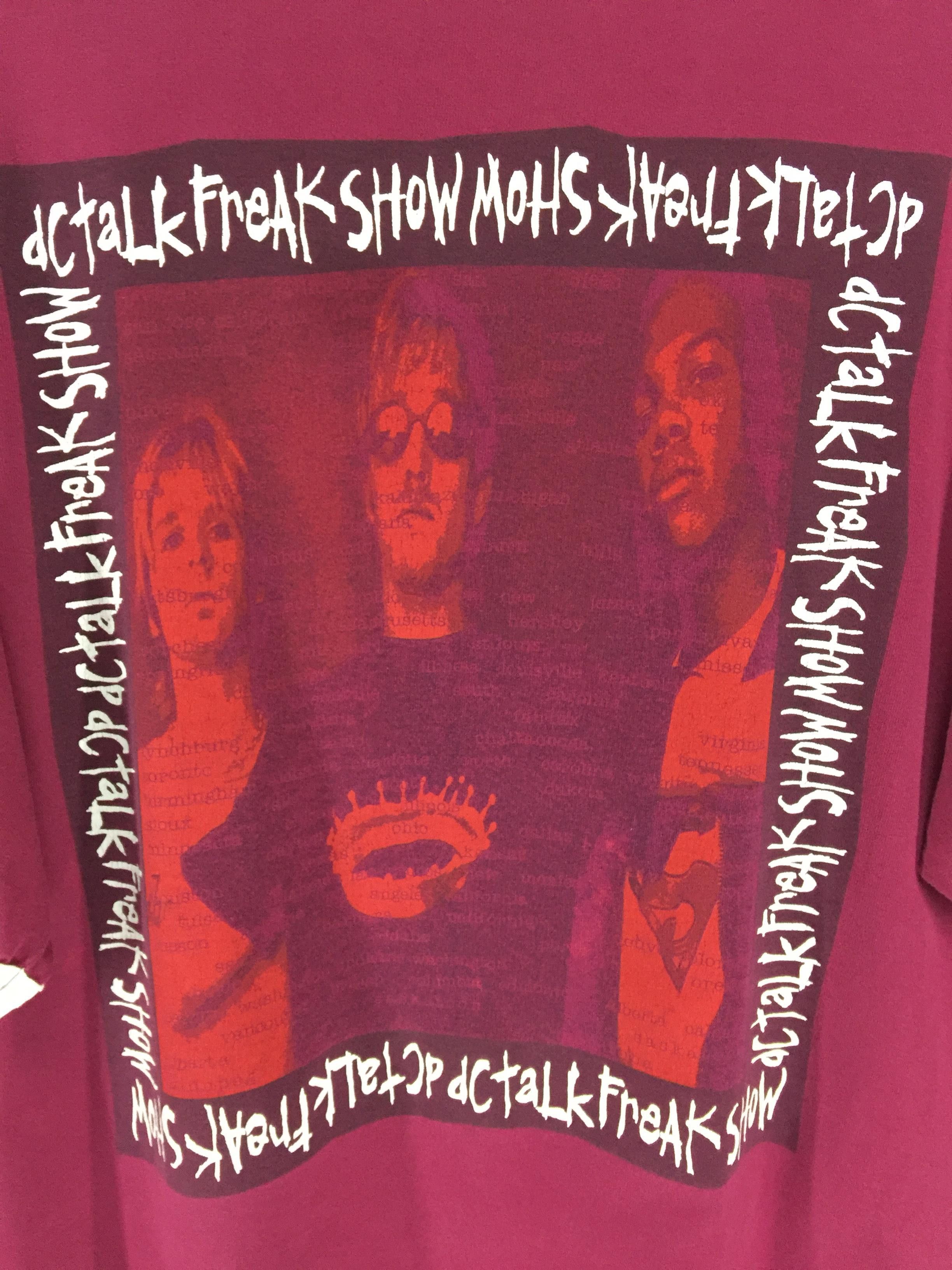 Band Tees × Rap Tees × Vintage Dc Talk freak show vintage 90s promo hip hop rap tshirt Size US XL / EU 56 / 4 - 5 Thumbnail