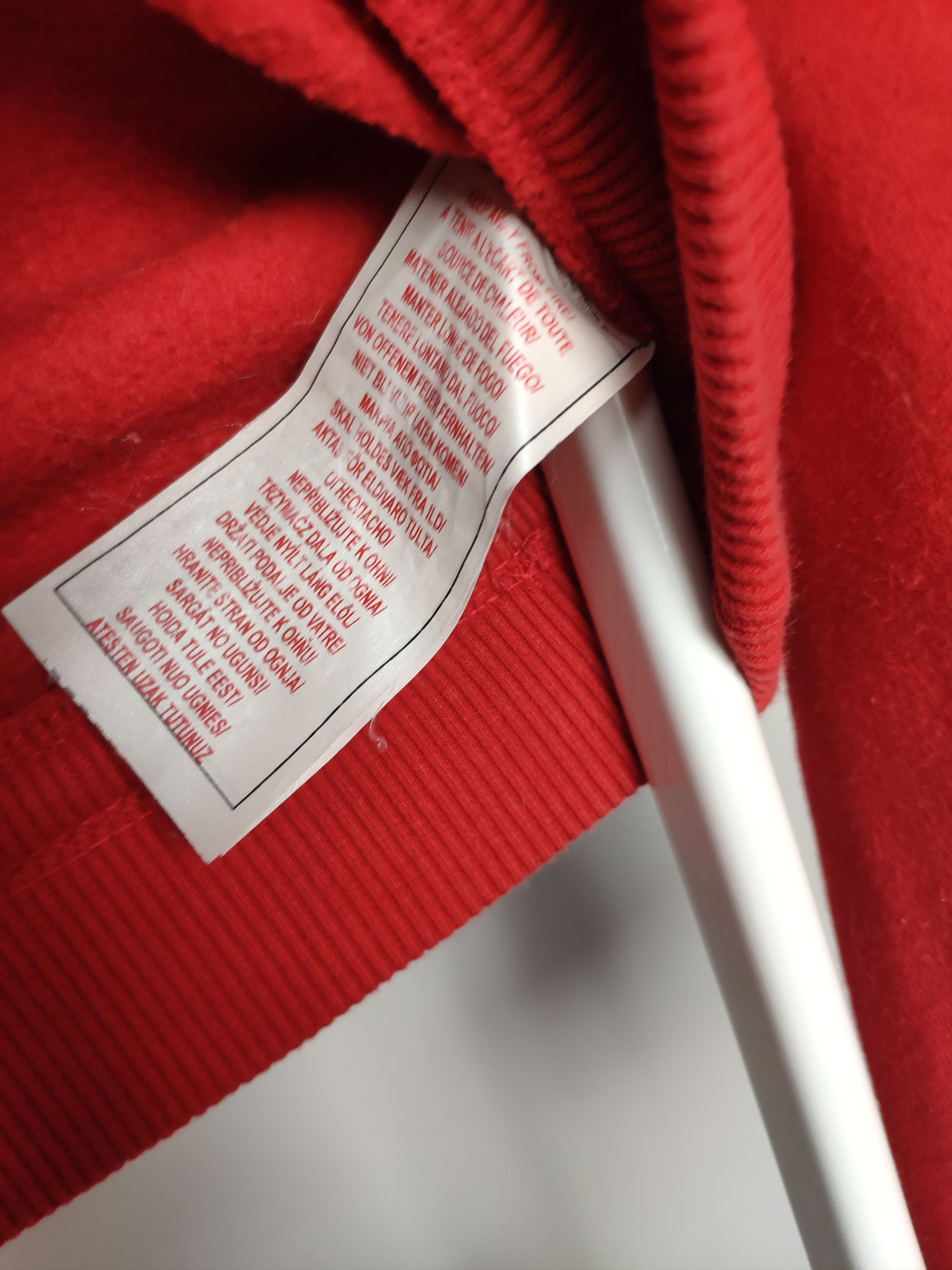 Nike × Vintage Nike vintage spellout sweatshirt red girls cropped Size US S / EU 44-46 / 1 - 5 Thumbnail