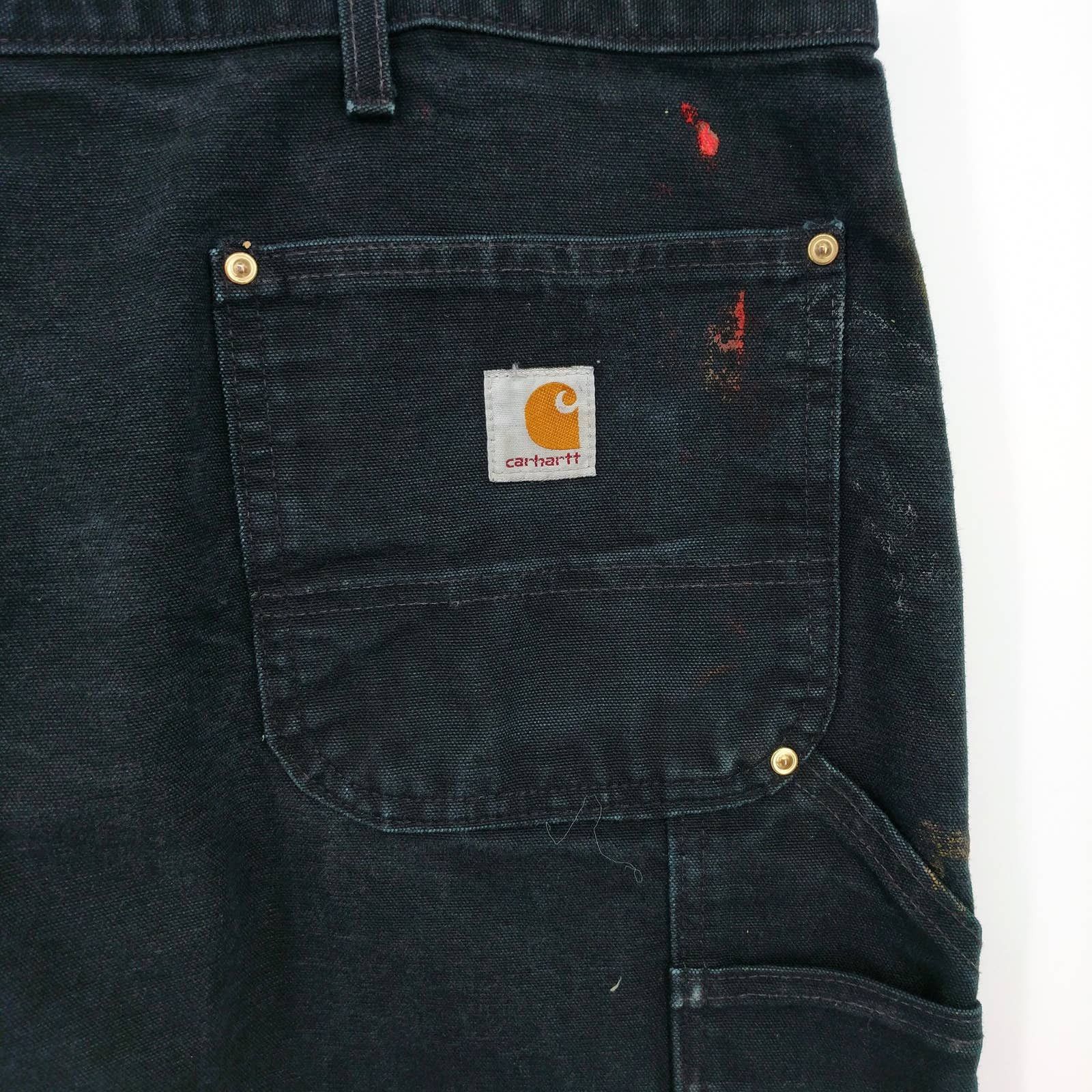 Carhartt × Carhartt Wip Carhartt Double-Knee Custom Paint Not Dead Yet Graffiti Pant Size US 42 / EU 58 - 6 Thumbnail