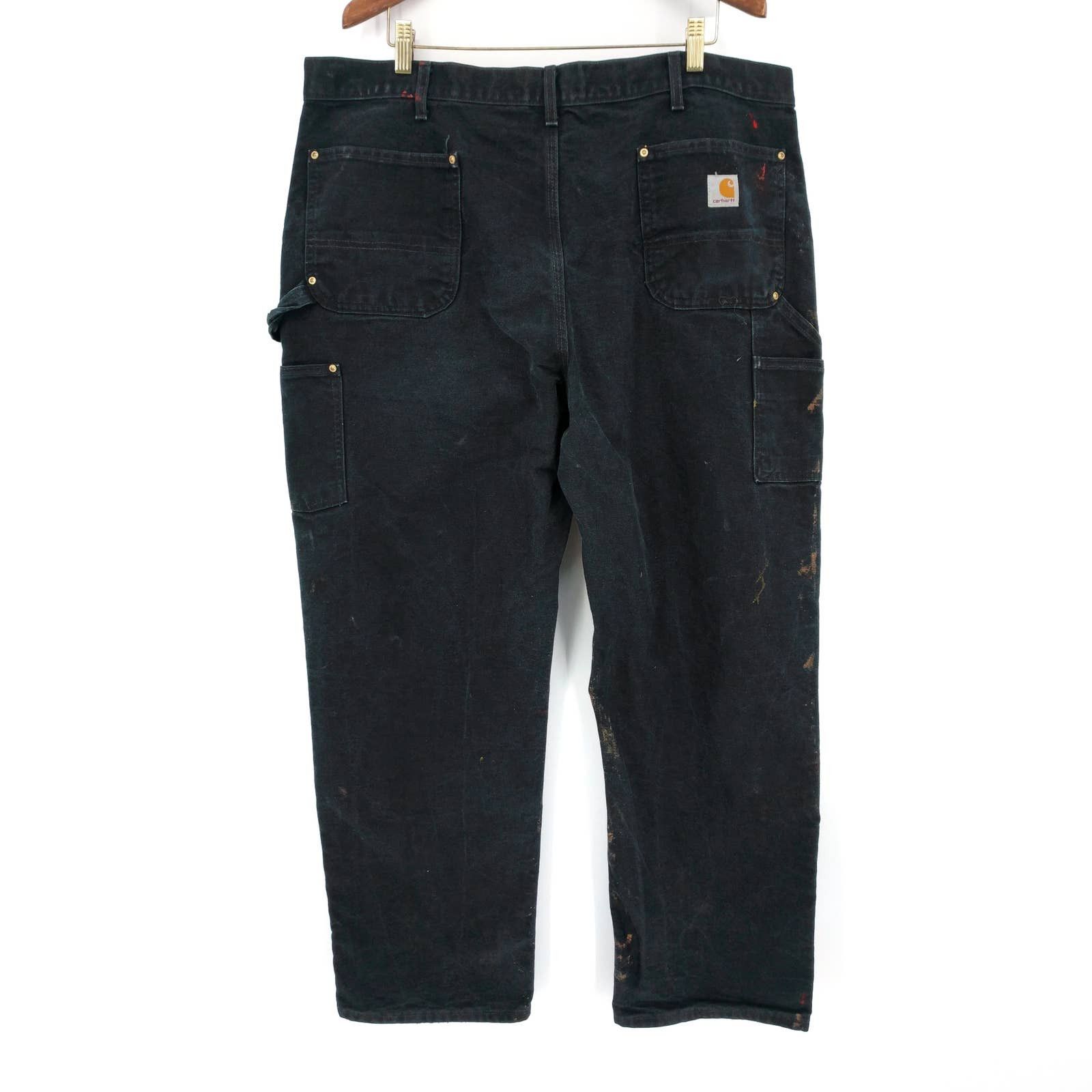Carhartt × Carhartt Wip Carhartt Double-Knee Custom Paint Not Dead Yet Graffiti Pant Size US 42 / EU 58 - 5 Thumbnail