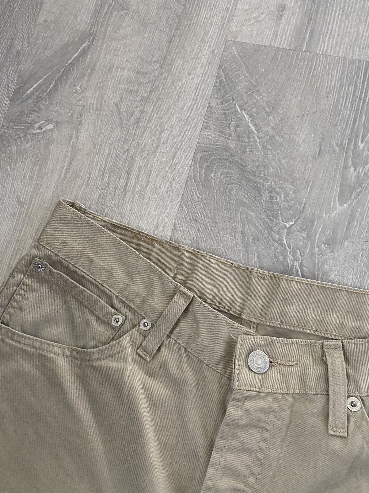 Levi's × Vintage Levi’s 551 vintage beige jeans denim pants Size US 32 / EU 48 - 6 Thumbnail