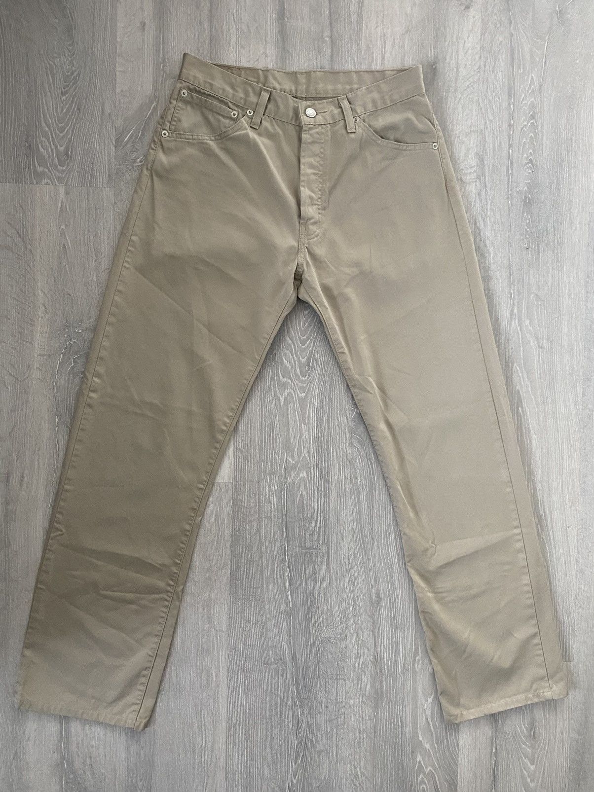 Levi's × Vintage Levi’s 551 vintage beige jeans denim pants Size US 32 / EU 48 - 5 Thumbnail