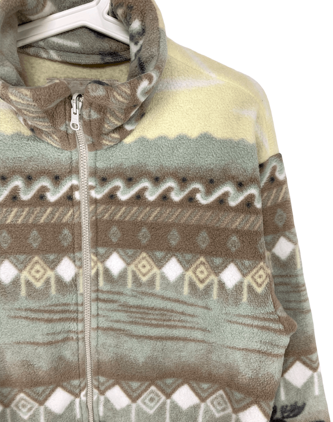 Japanese Brand Native art printed fleece jacket Size US M / EU 48-50 / 2 - 3 Thumbnail