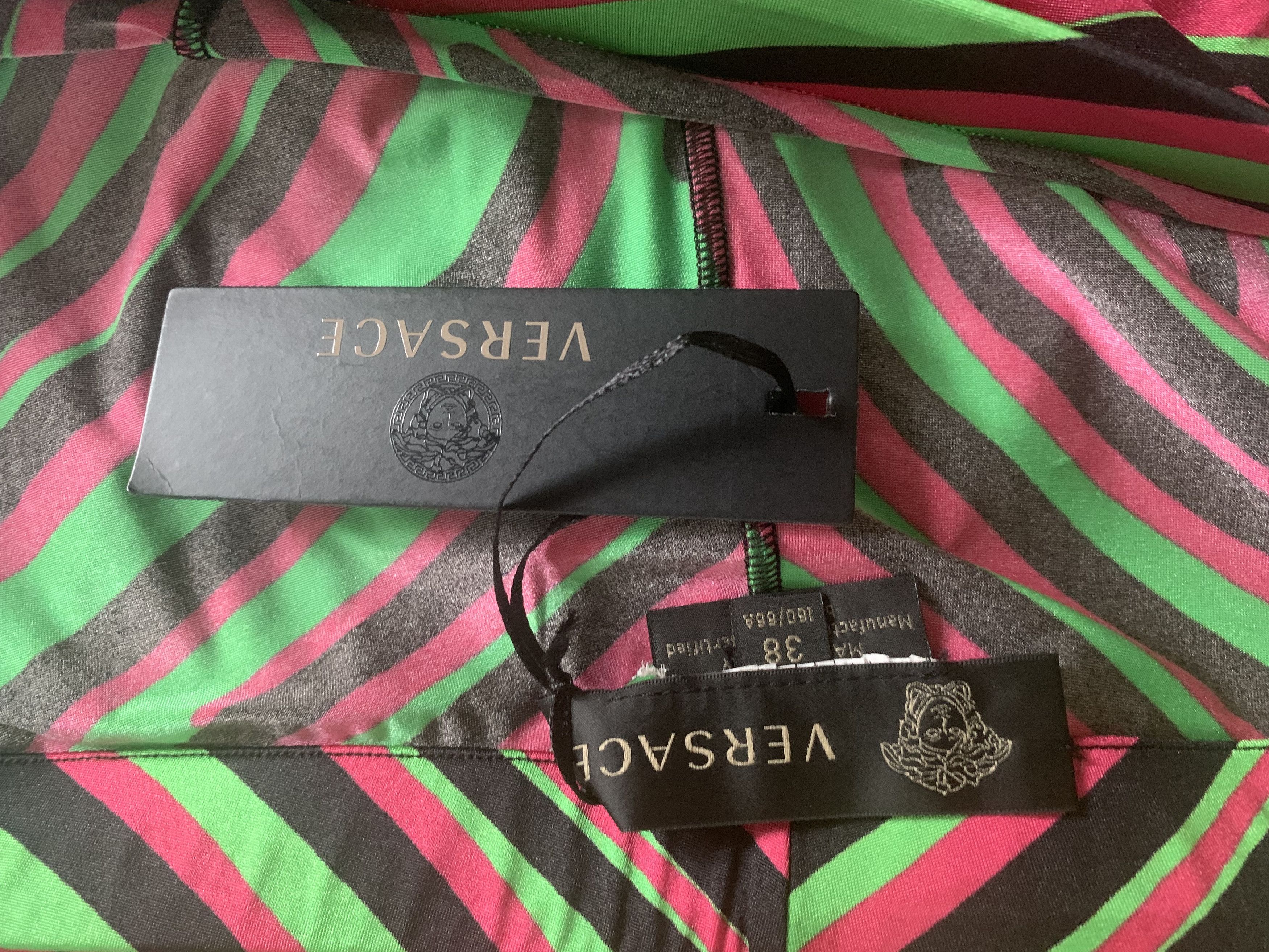 Versace VERSACE WOMENS SPANDEX LEGGINGS SIZE 38 MEDIUM $700 Size 28" / US 6 / IT 42 - 8 Thumbnail