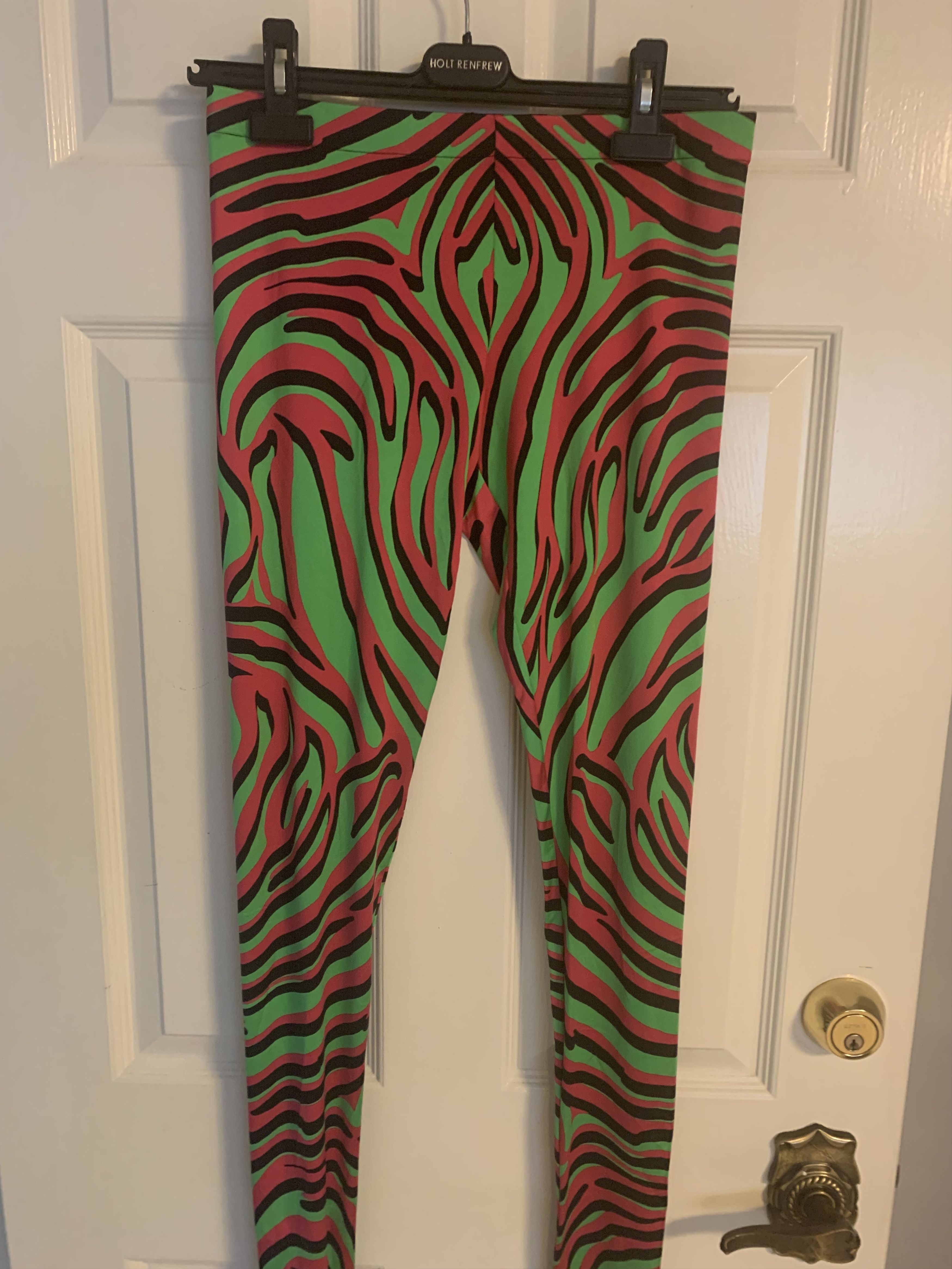 Versace VERSACE WOMENS SPANDEX LEGGINGS SIZE 38 MEDIUM $700 Size 28" / US 6 / IT 42 - 1 Thumbnail