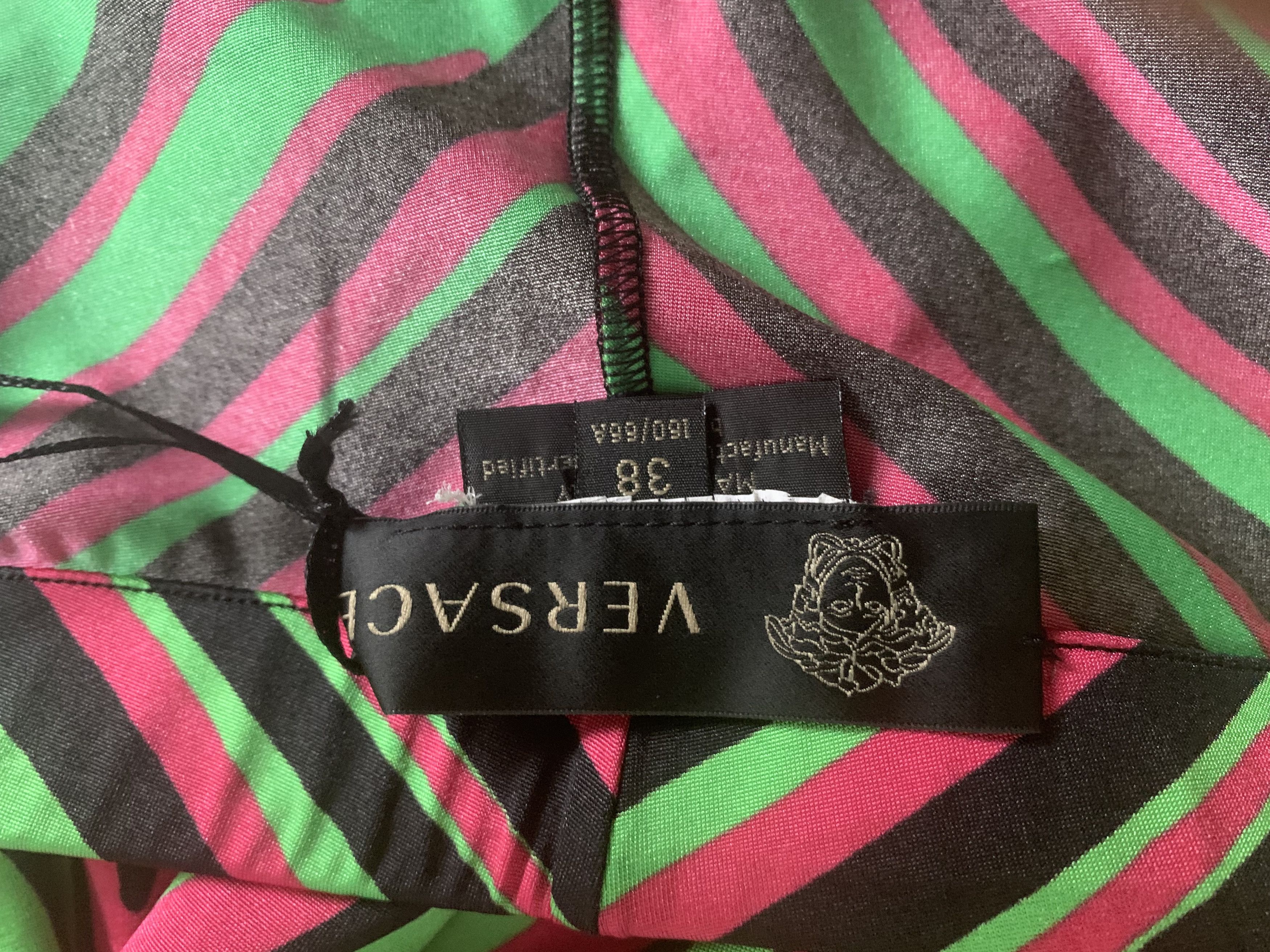 Versace VERSACE WOMENS SPANDEX LEGGINGS SIZE 38 MEDIUM $700 Size 28" / US 6 / IT 42 - 7 Thumbnail