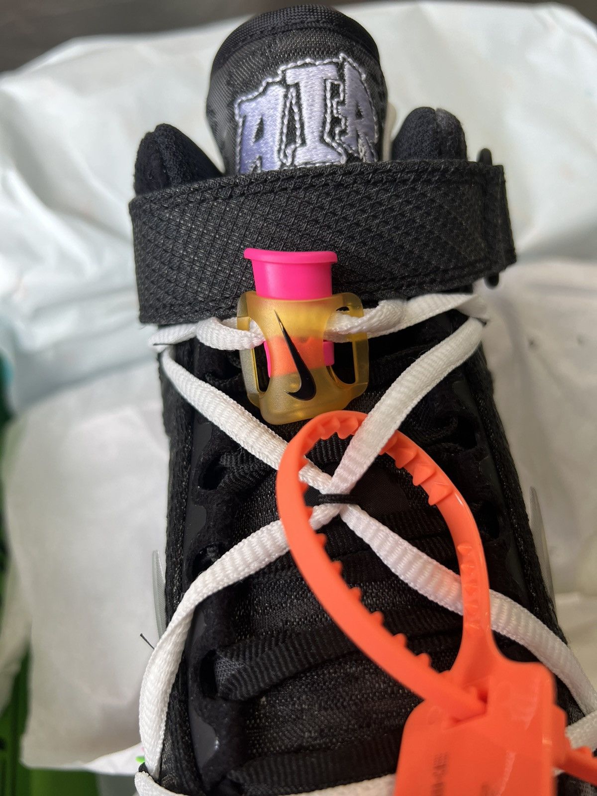 Nike × Off-White Nike x Off-White Air Force 1 Mid SP Black 8.5 Size US 8.5 / EU 41-42 - 11 Thumbnail