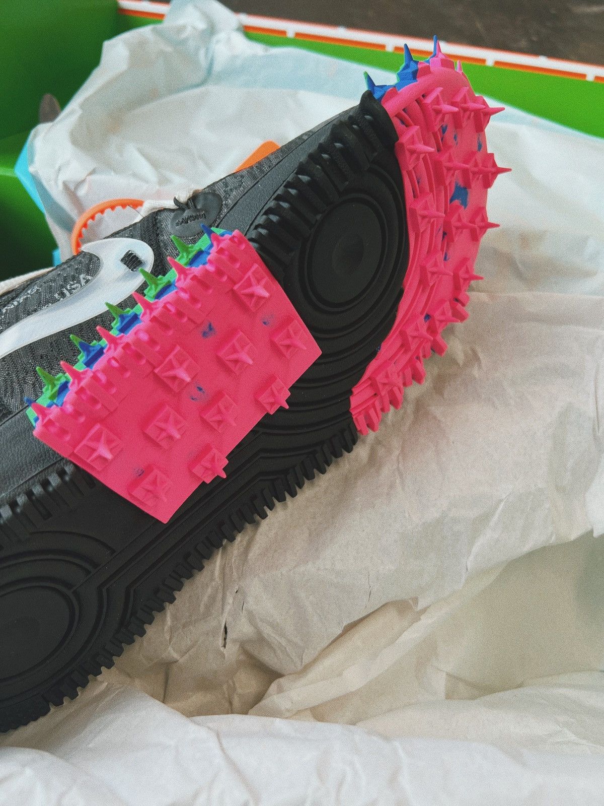 Nike × Off-White Nike x Off-White Air Force 1 Mid SP Black 8.5 Size US 8.5 / EU 41-42 - 10 Thumbnail
