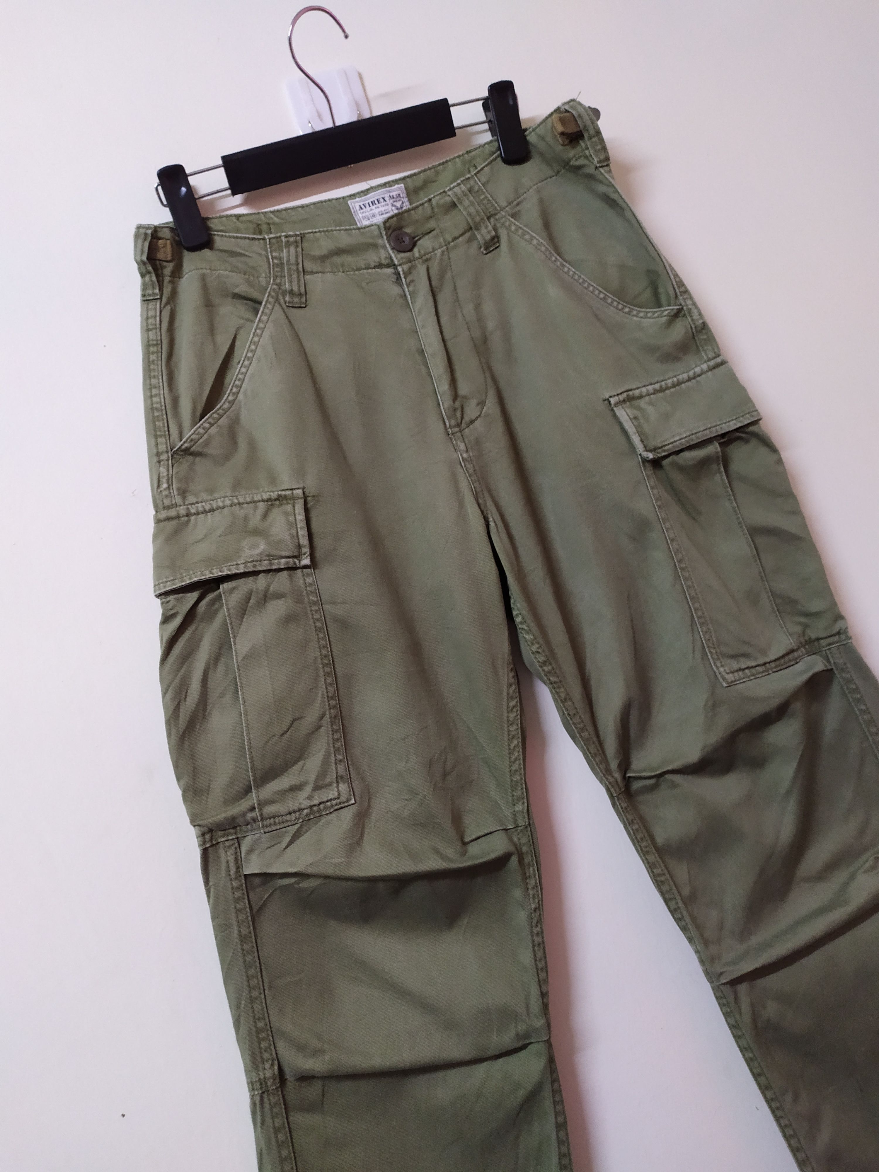 Avirex AVIREX CARGO PANTS FADED MULTIPOCKET TACTICAL UTILITY PANTS Size US 29 - 3 Thumbnail