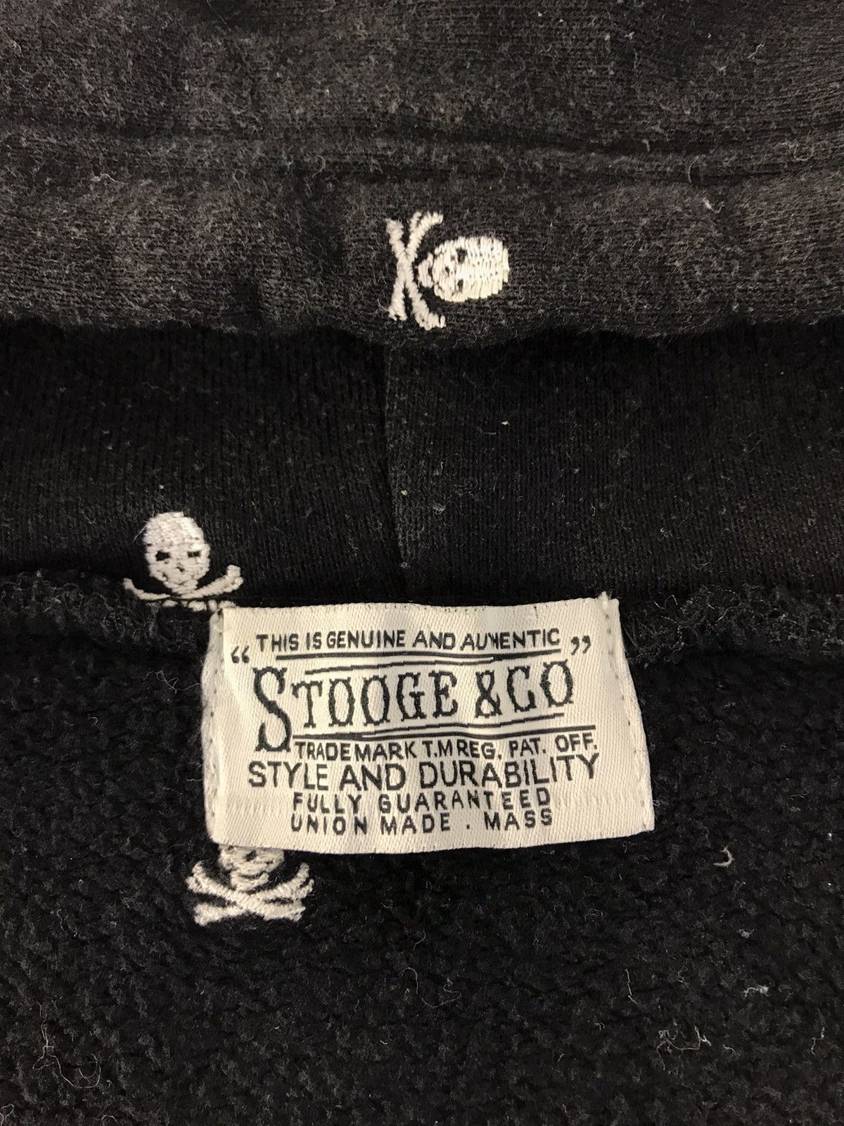 Japanese Brand × Vintage Stooges & Co Union Made Skull Head Logo Jacket Winter Wear Size US M / EU 48-50 / 2 - 6 Thumbnail