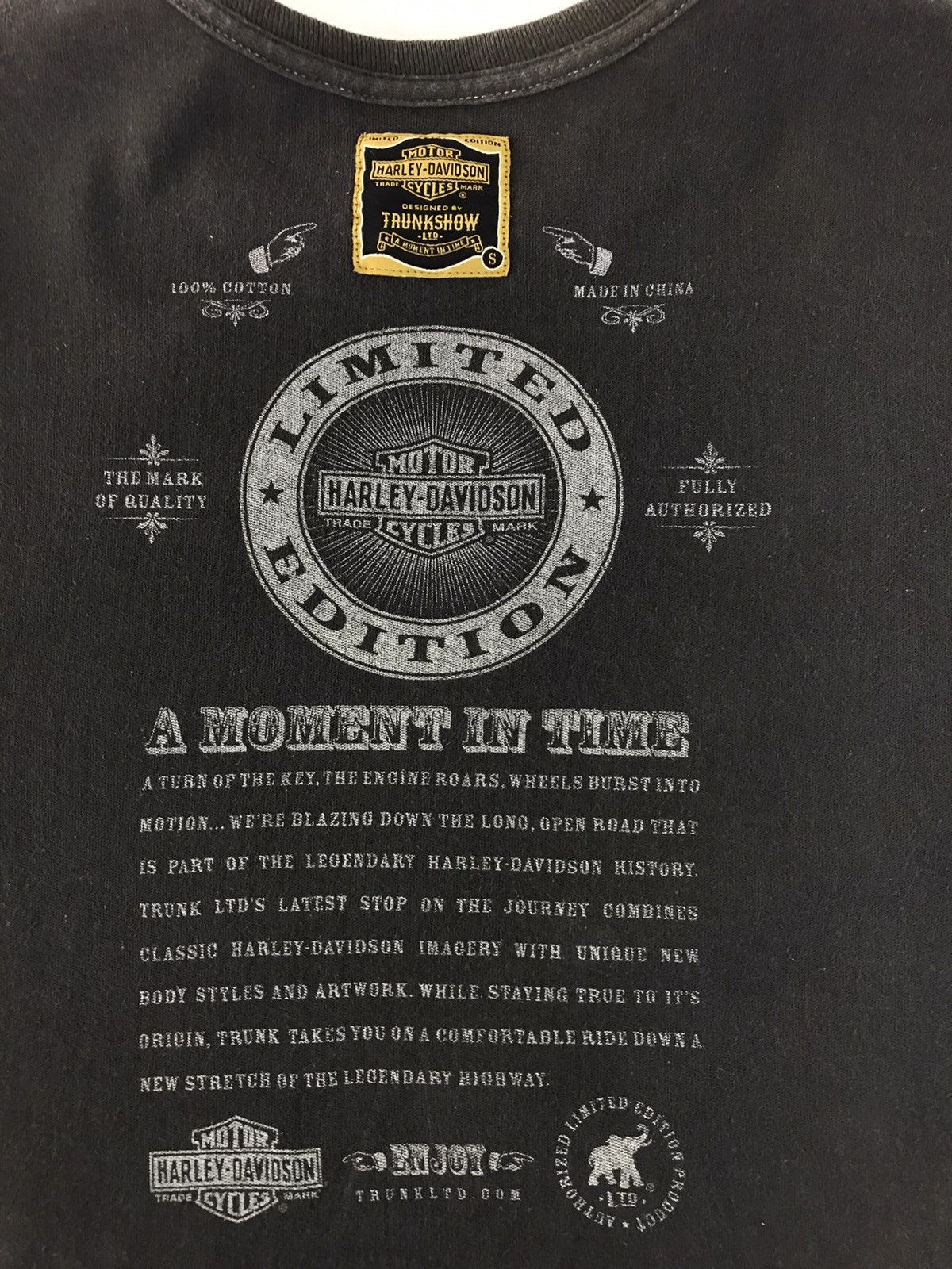 Harley Davidson × Vintage Vintage Harley Davidson Limited Edition Picture Engine Tee Size US L / EU 52-54 / 3 - 6 Thumbnail