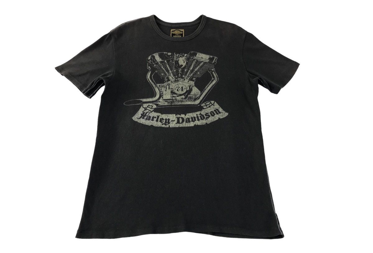 Harley Davidson × Vintage Vintage Harley Davidson Limited Edition Picture Engine Tee Size US L / EU 52-54 / 3 - 1 Thumbnail