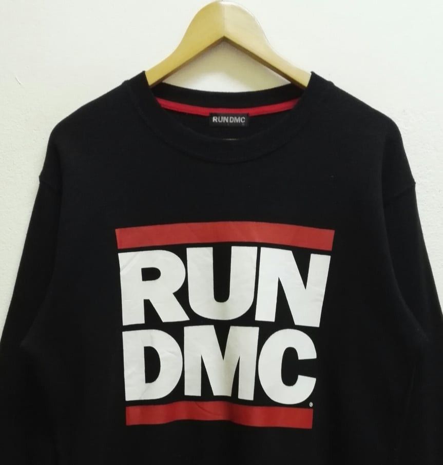 Rap Tees 💥Rare💥 RUN DMC Rap Tee Sweatshirt Big Logo Size US L / EU 52-54 / 3 - 2 Thumbnail