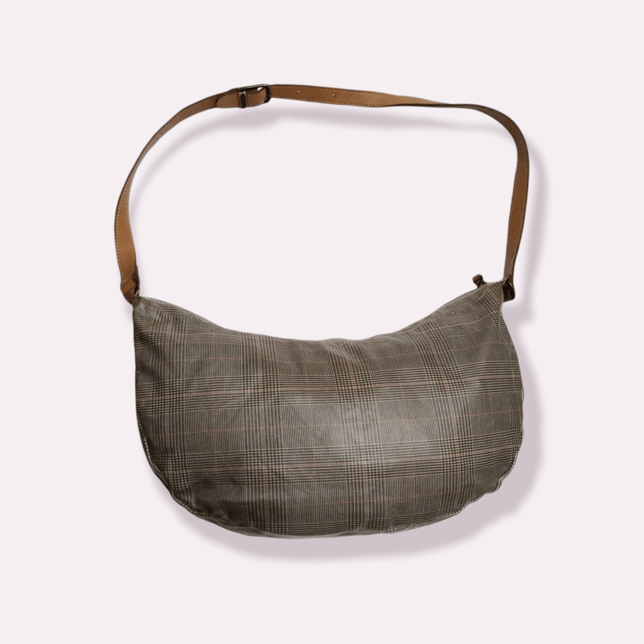 Issey Miyake × Japanese Brand × Tsumori Chisato TSUMORI CHISATO (ISSEY MIYAKE) PLAID BANANA SHOULDER BAG Size ONE SIZE - 3 Thumbnail