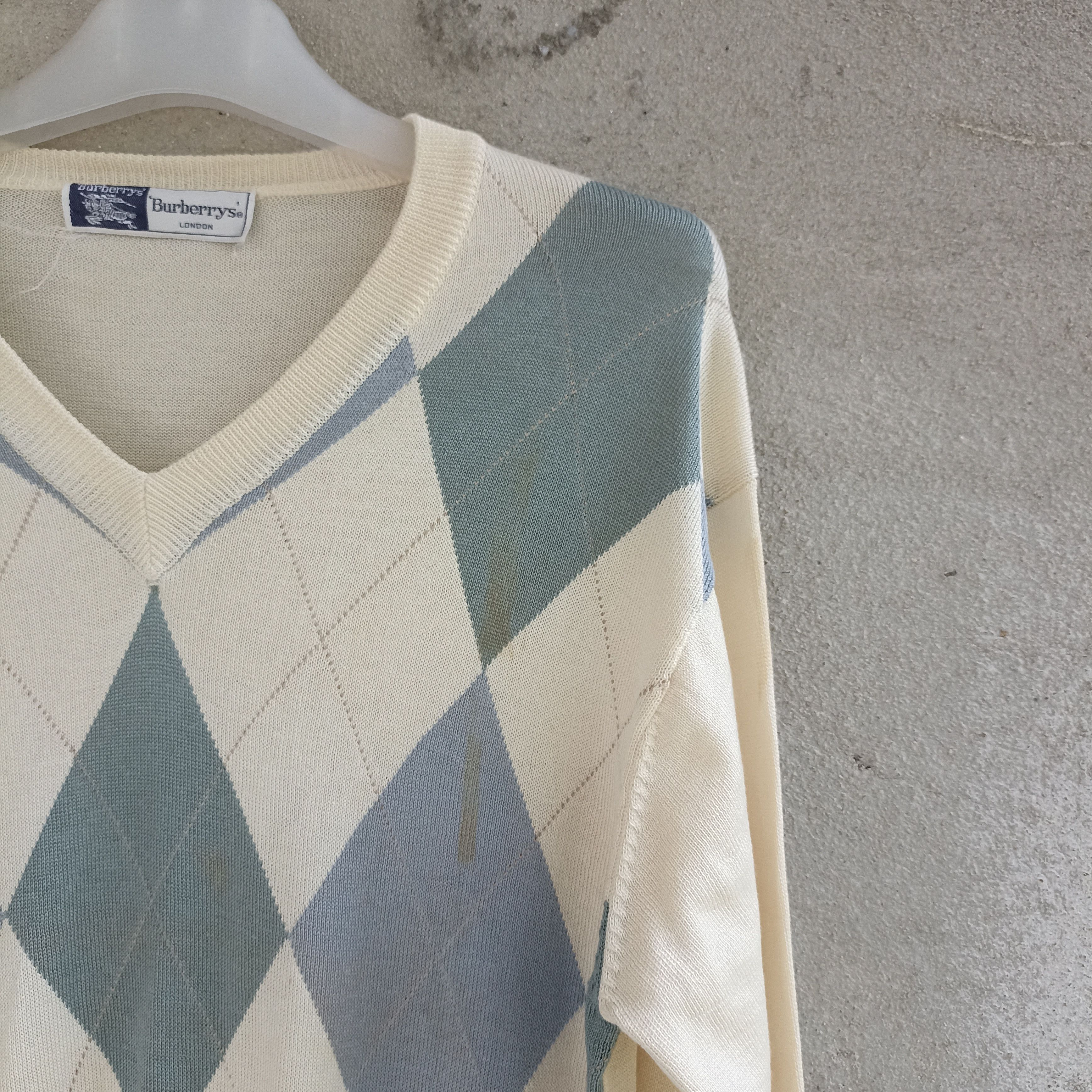 Burberry Burberry London Diamond Knitwear Jumper Size US S / EU 44-46 / 1 - 5 Thumbnail