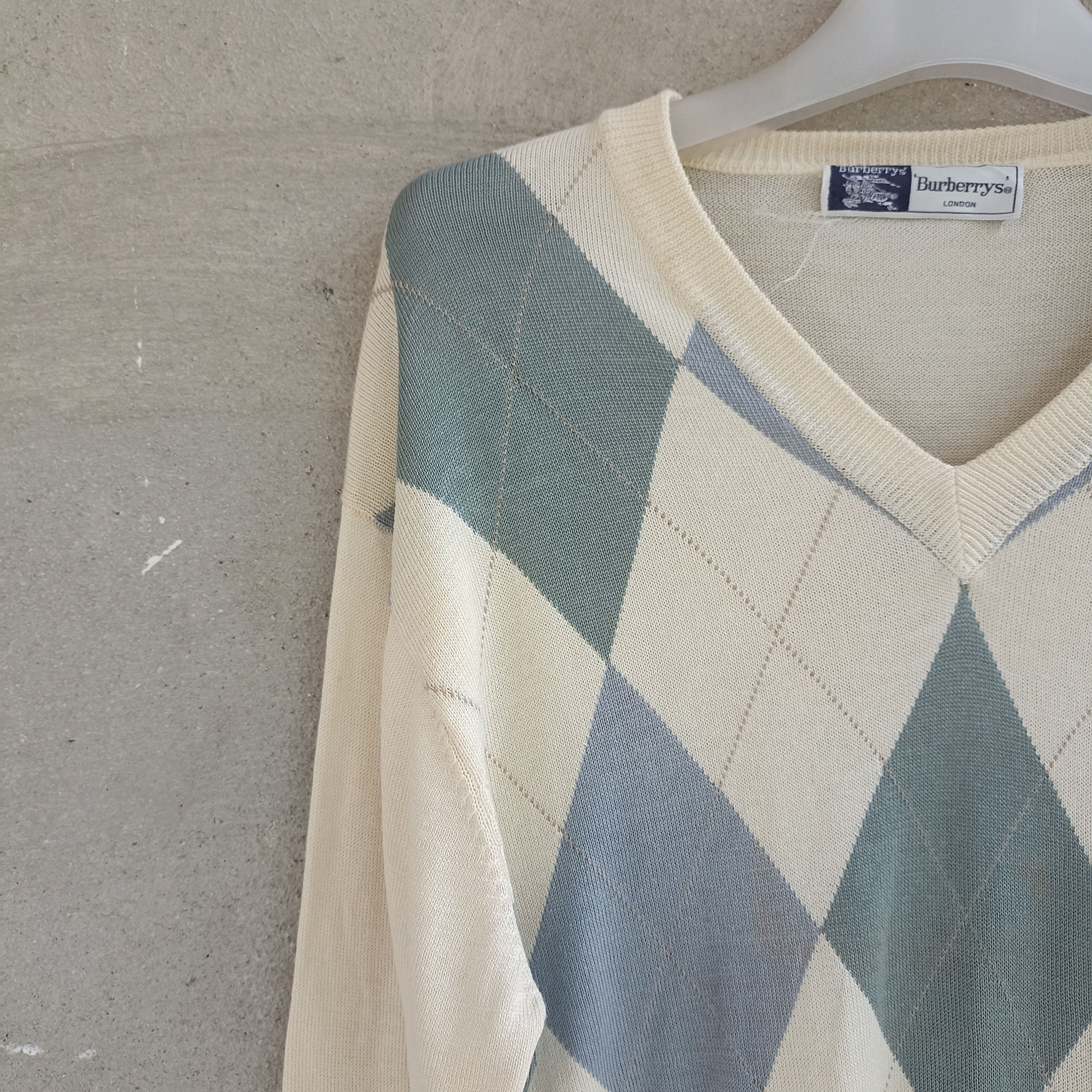Burberry Burberry London Diamond Knitwear Jumper Size US S / EU 44-46 / 1 - 4 Thumbnail