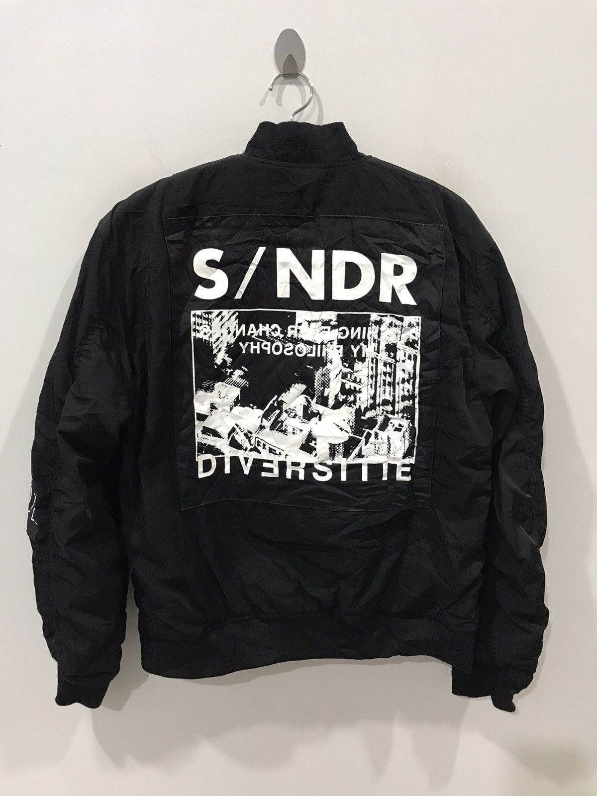 Japanese Brand BONESOUL Light Bomber Raf Style Patches Jacket Size US M / EU 48-50 / 2 - 2 Thumbnail