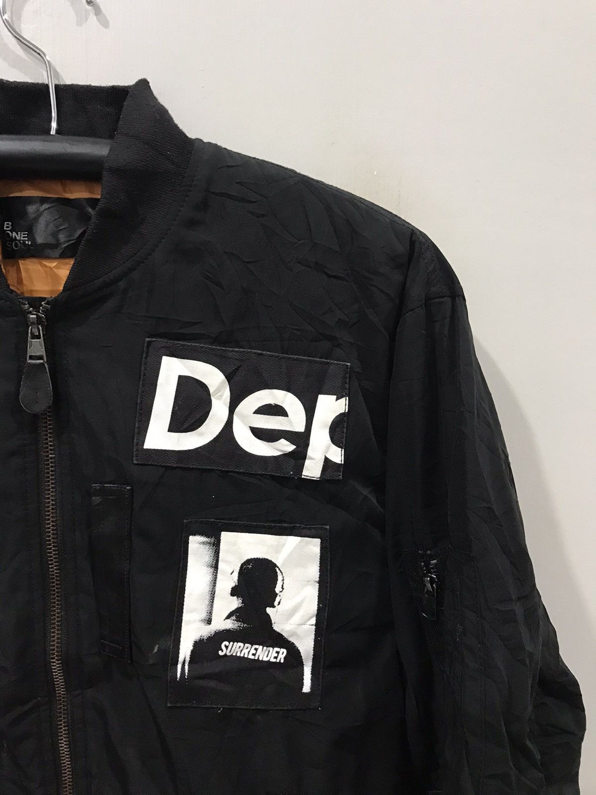 Japanese Brand BONESOUL Light Bomber Raf Style Patches Jacket Size US M / EU 48-50 / 2 - 4 Thumbnail